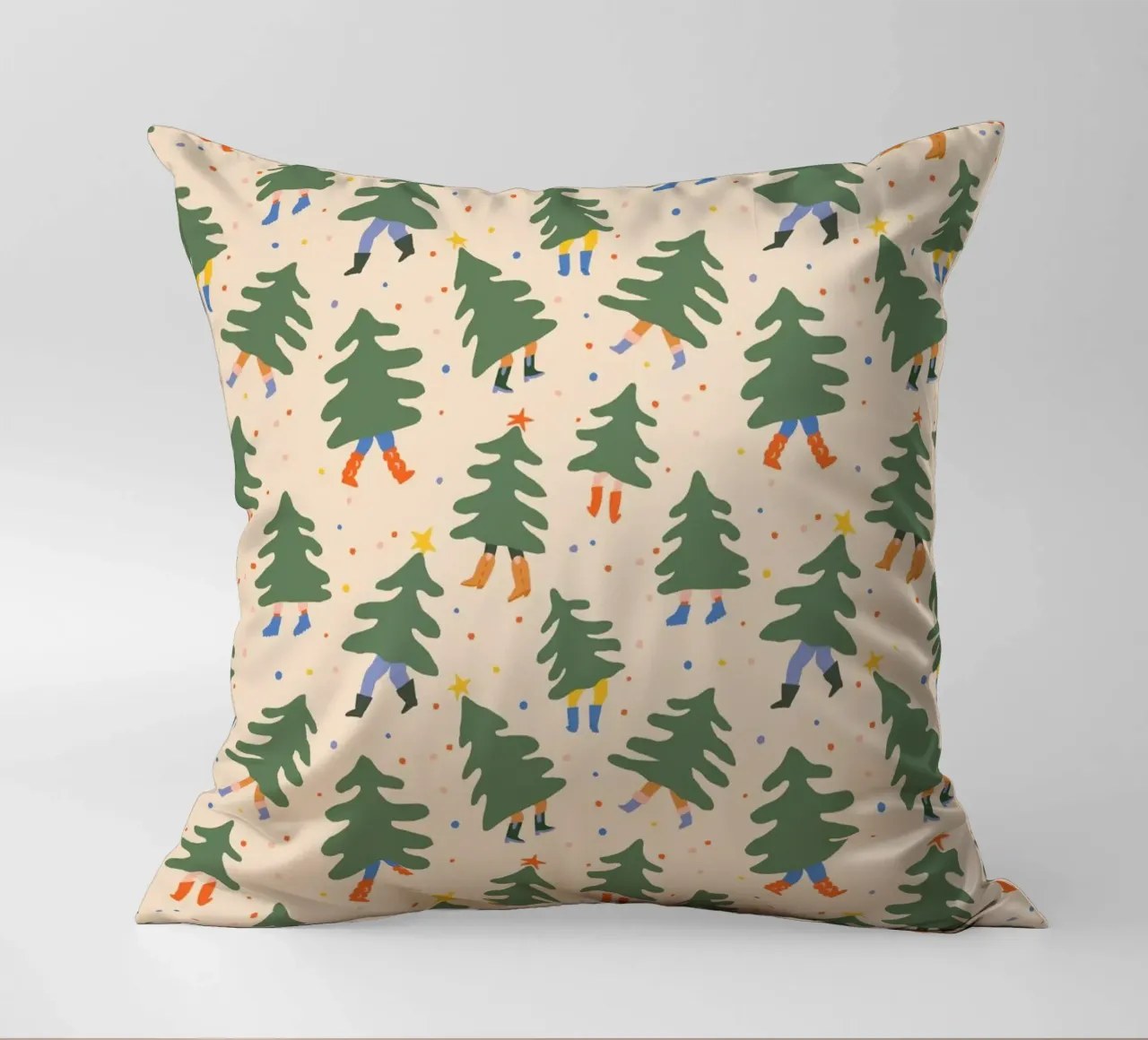 Christmas Pattern No 45 cuscino da treechild