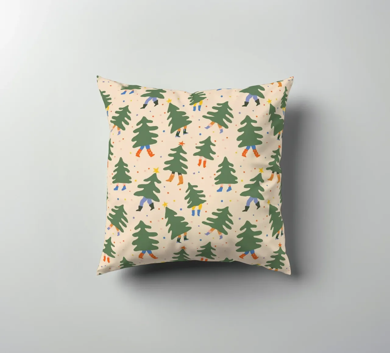 Christmas Pattern No 45 cuscino da treechild