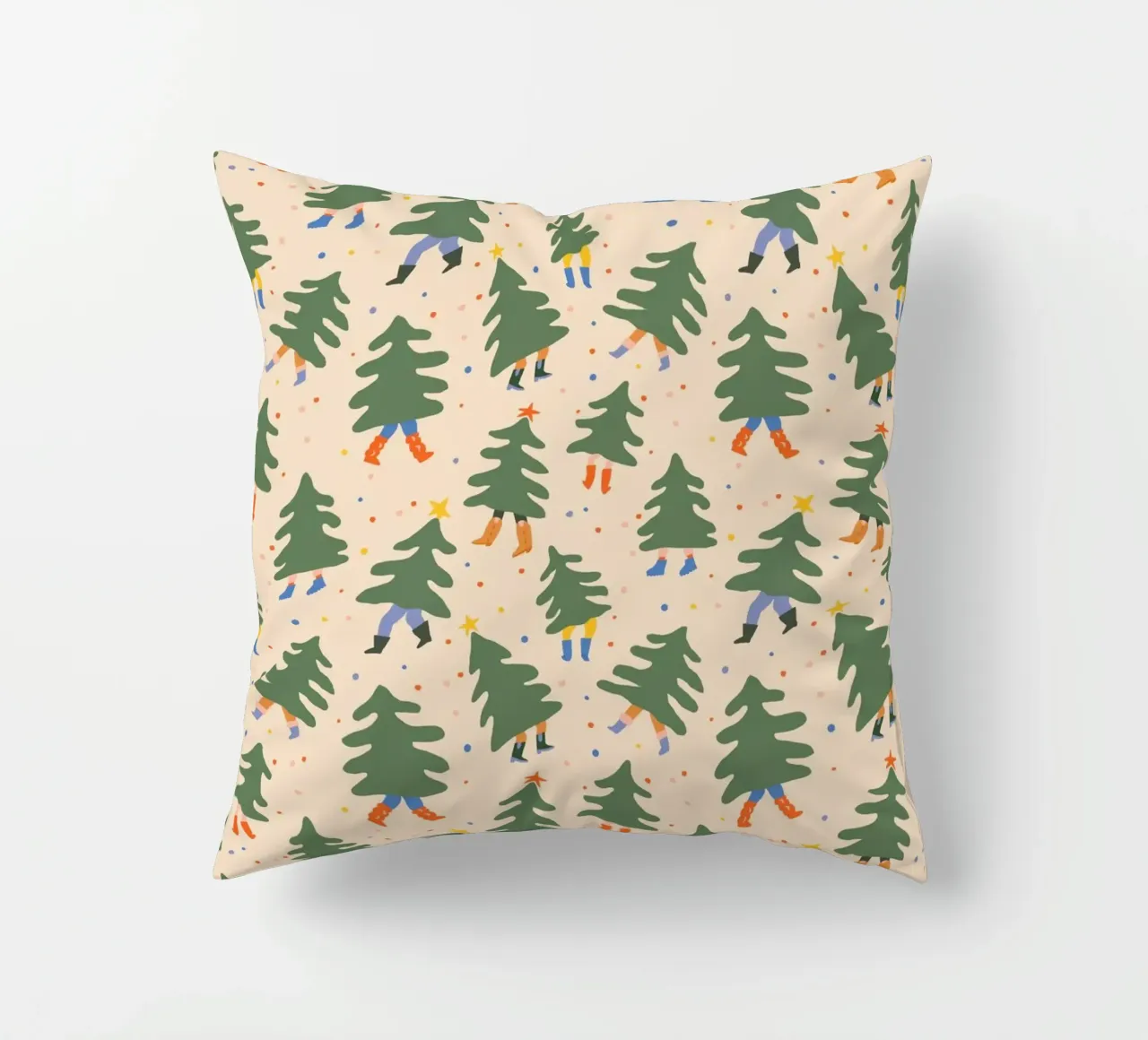 Christmas Pattern No 45 cuscino da treechild