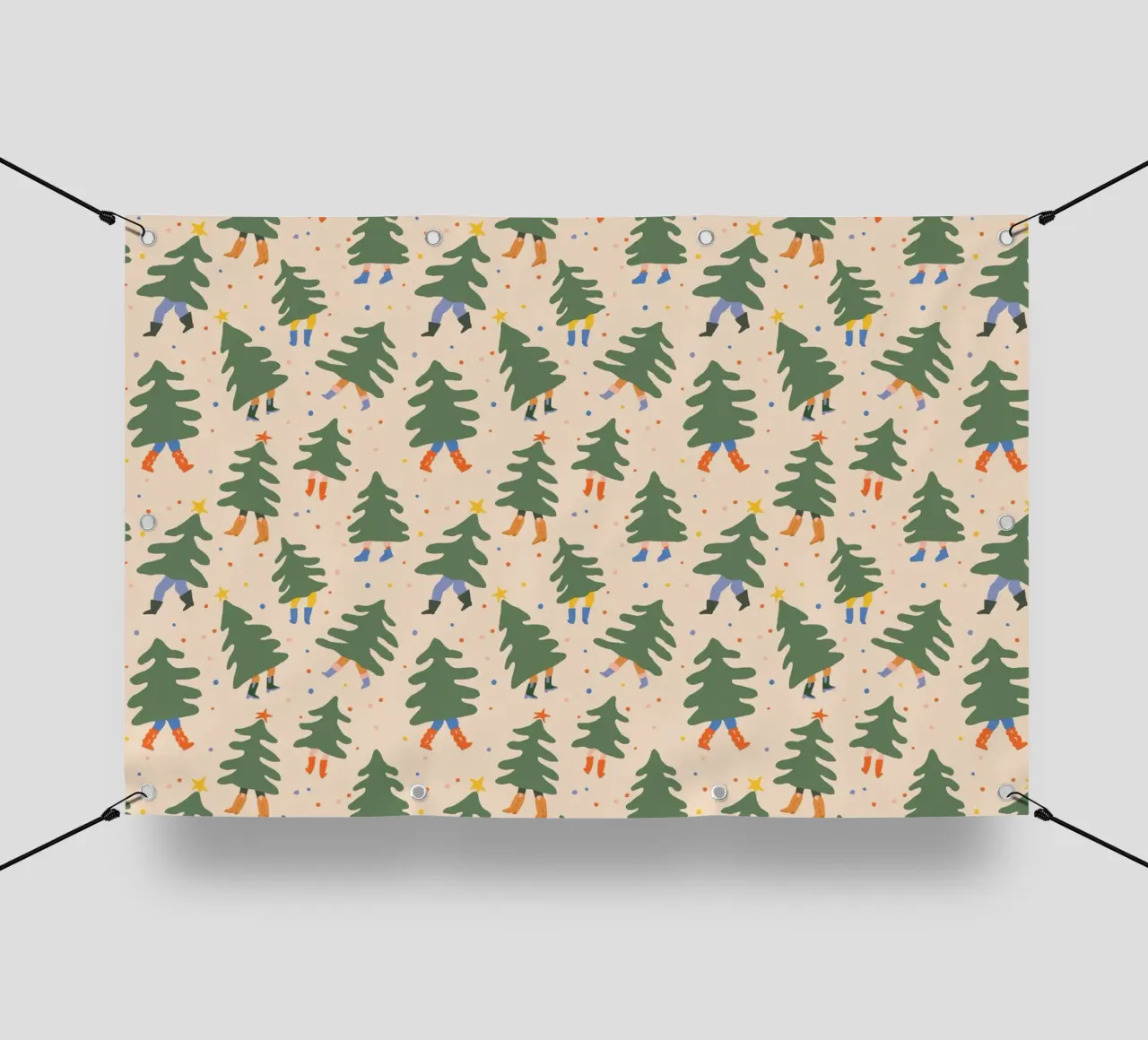 Christmas Pattern No 45 telo in pvc da treechild