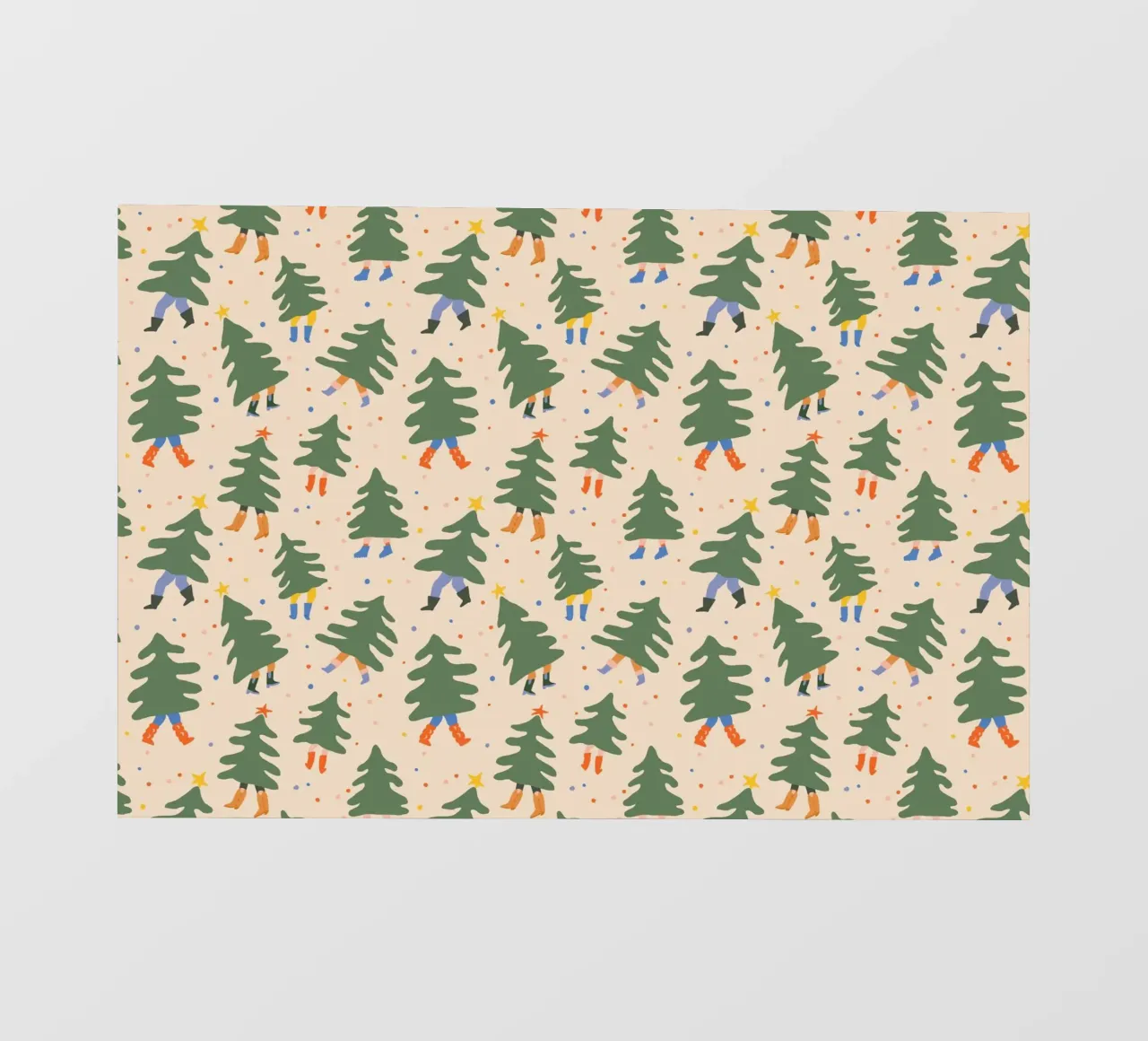 Christmas Pattern No 45 telo in pvc da treechild