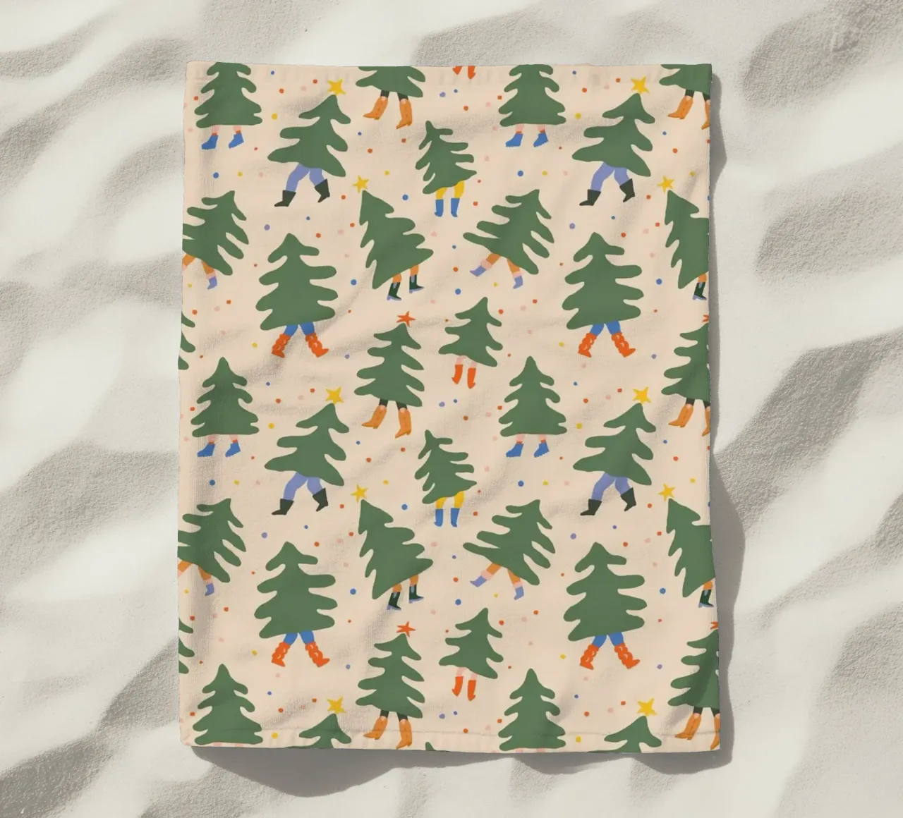 Christmas Pattern No 45 telo mare da treechild