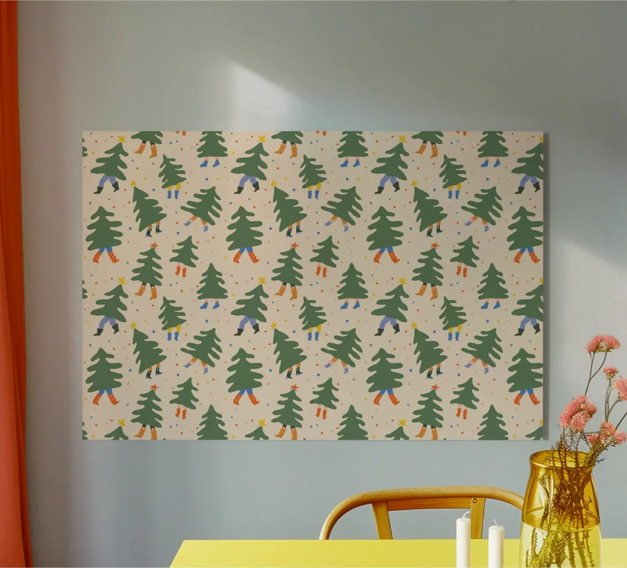 Christmas Pattern No 45 plexiglass da treechild