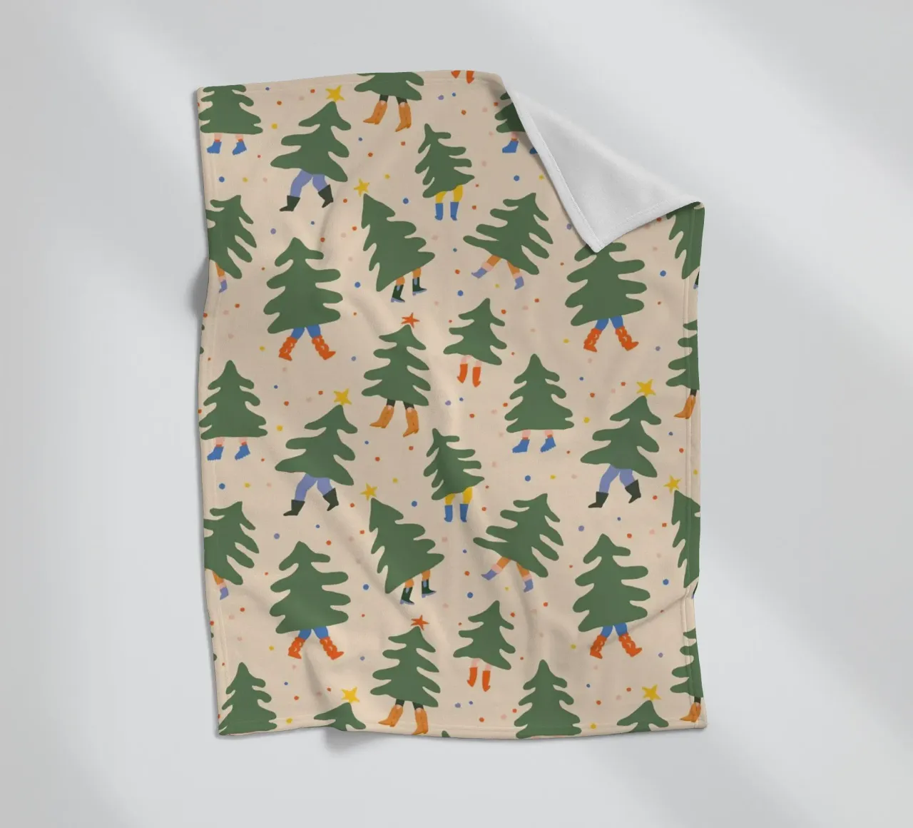 Christmas Pattern No 45 coperta in pile da treechild