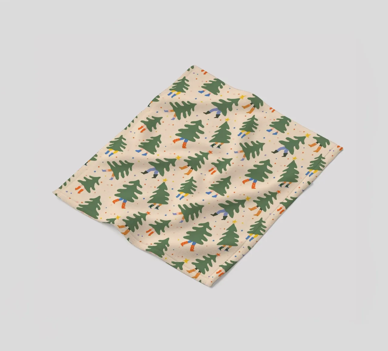 Christmas Pattern No 45 coperta in pile da treechild