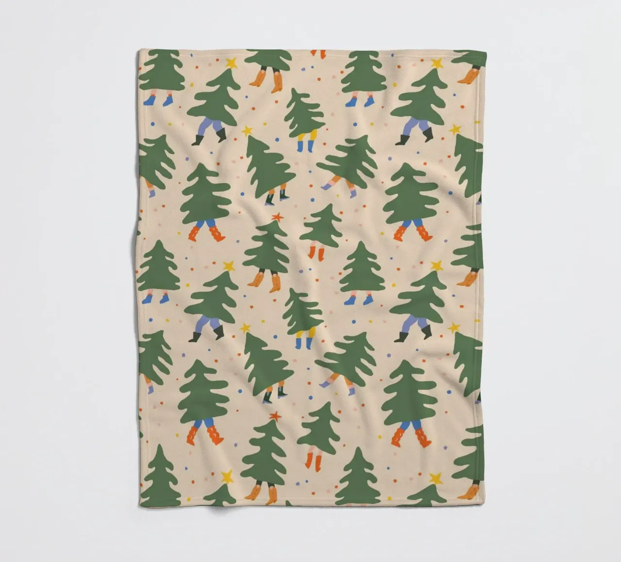 Christmas Pattern No 45 coperta in pile da treechild
