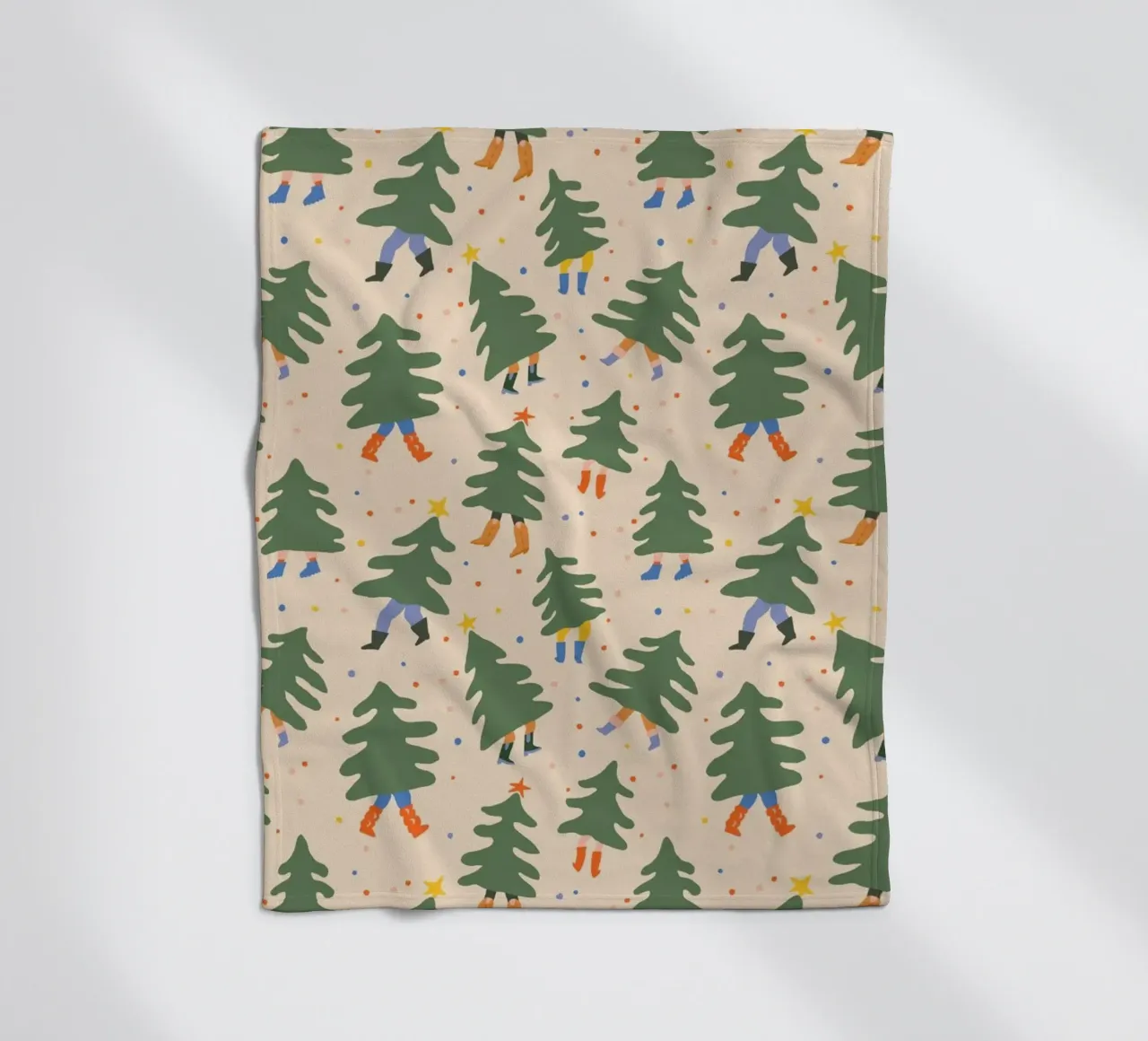 Christmas Pattern No 45 coperta in pile da treechild