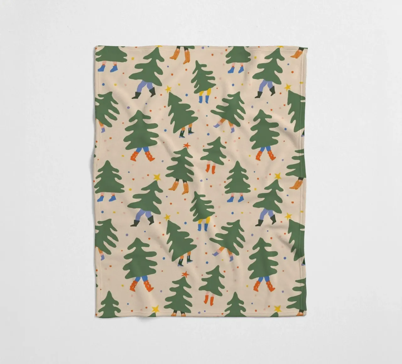 Christmas Pattern No 45 coperta in pile da treechild