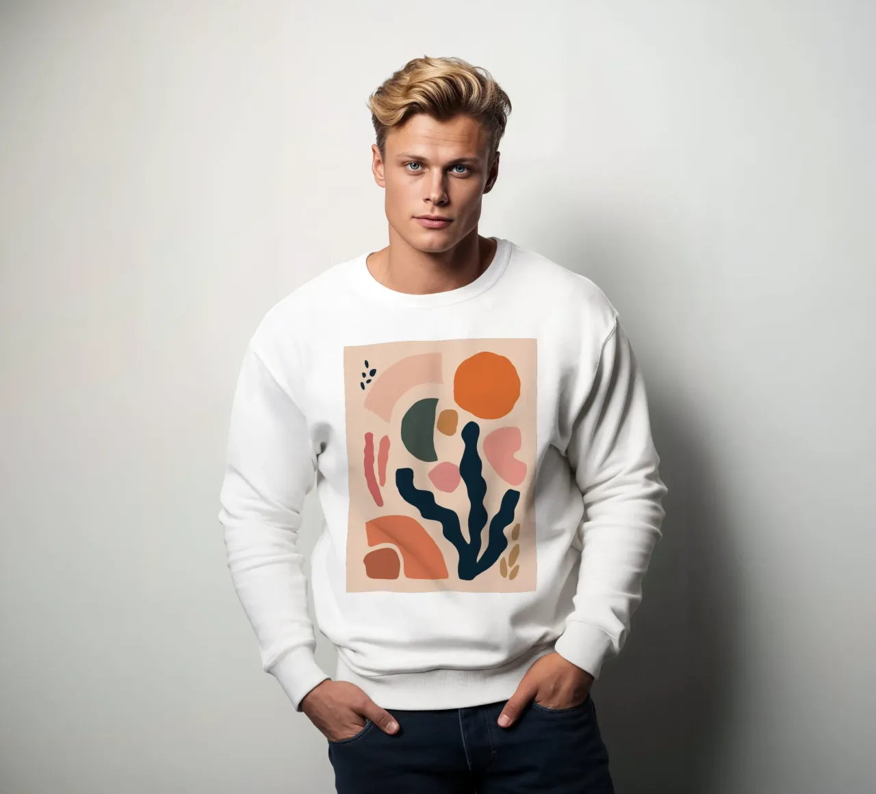 Abstraktes Formular Balance Sweatshirt von Irish Strokes