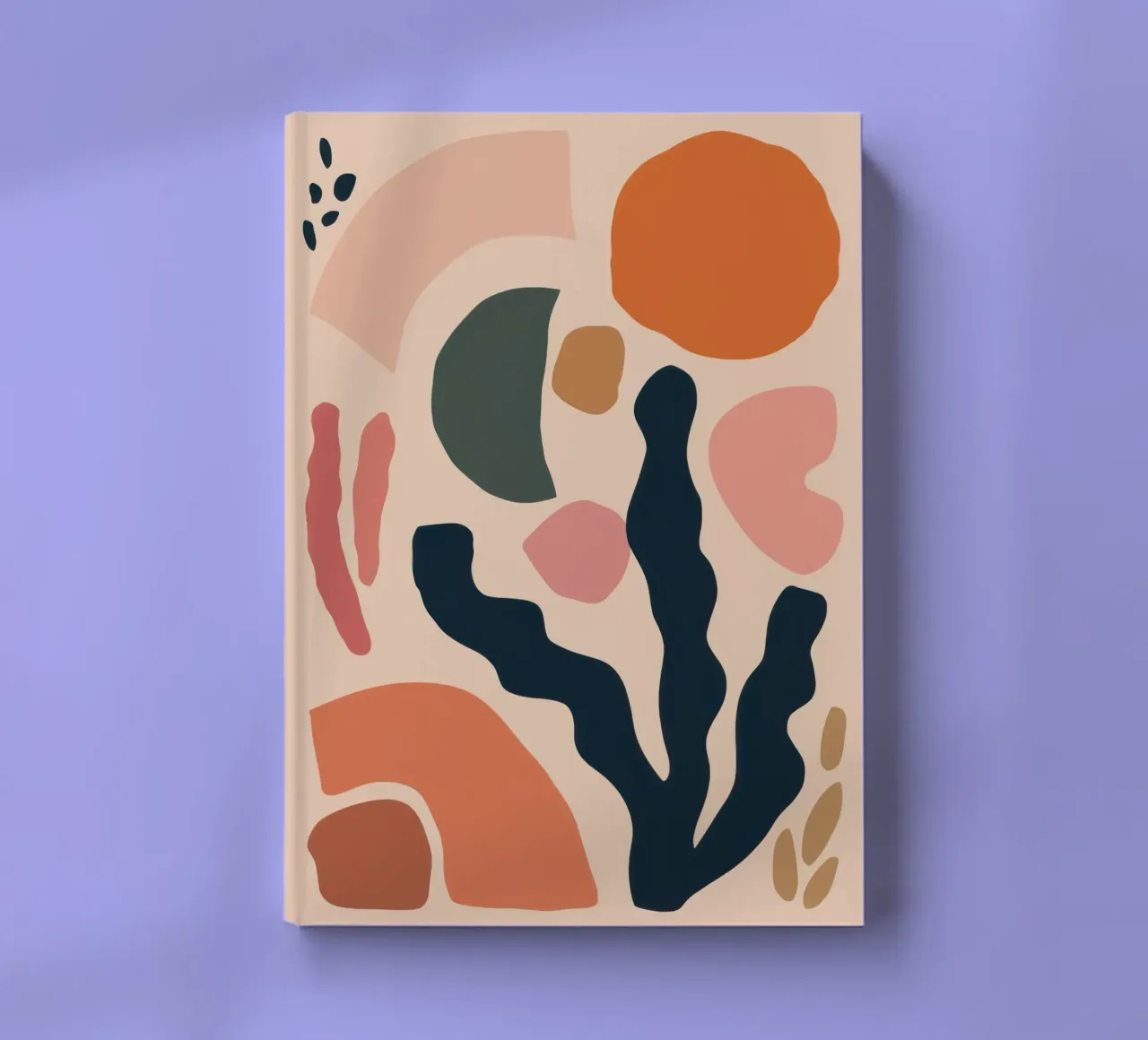Abstract Form Balance notebook by Irish Strokes