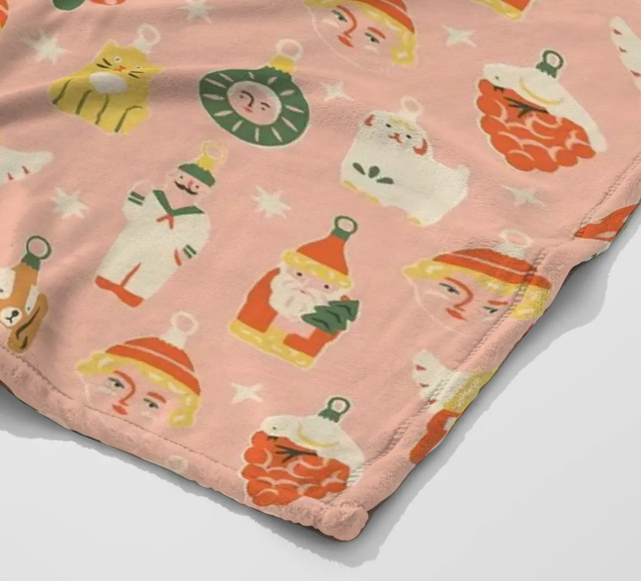 Christmas pattern No 46 coperta in pile da treechild