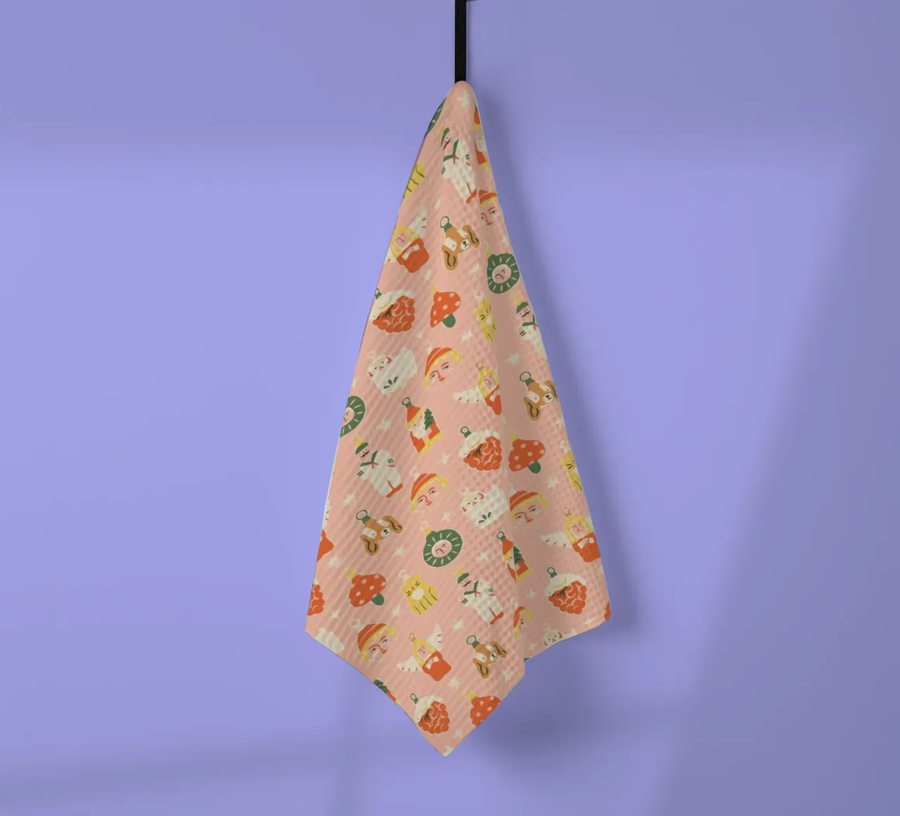 Christmas pattern No 46 canovaccio da cucina da treechild