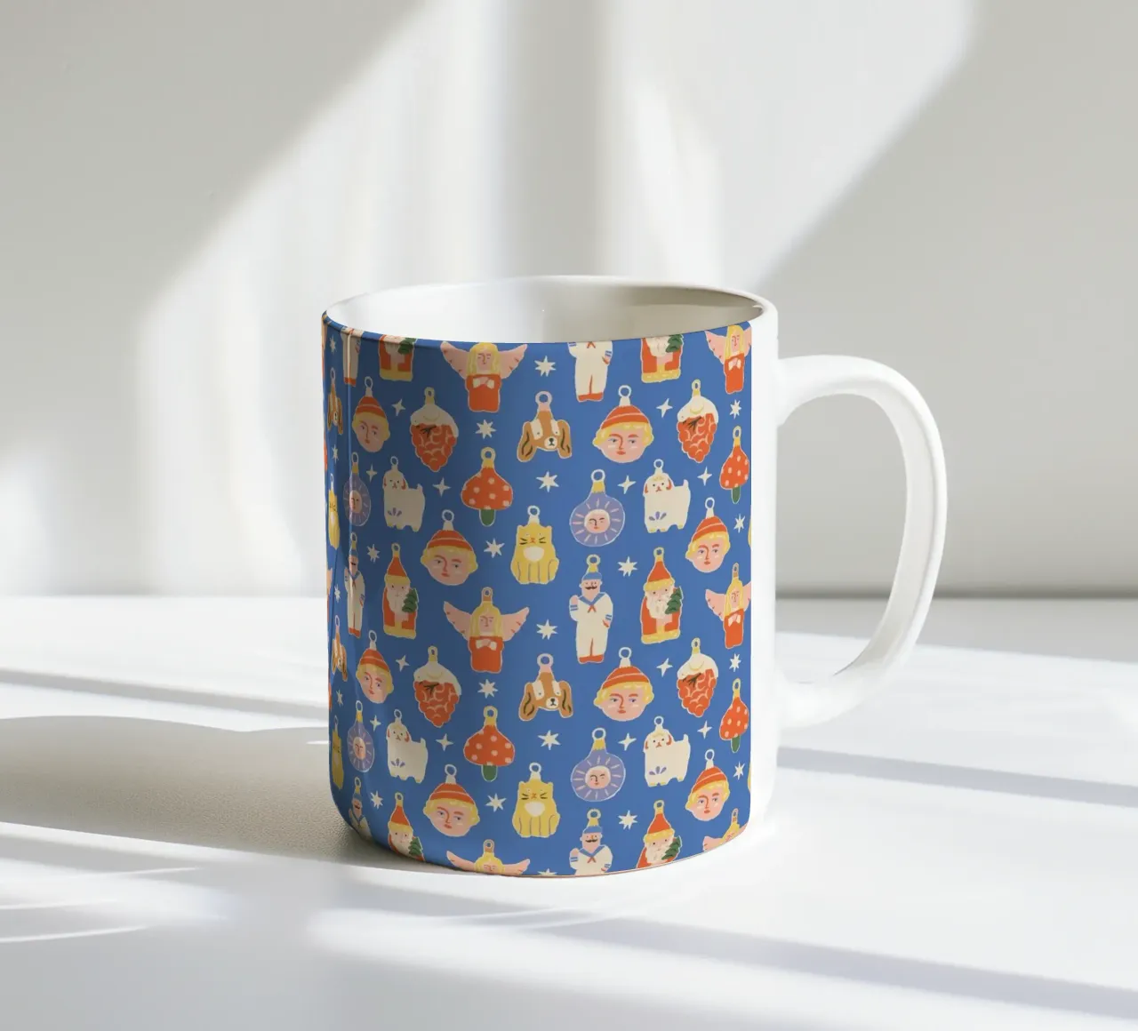 Christmas Pattern No 47 tazza in ceramica da treechild