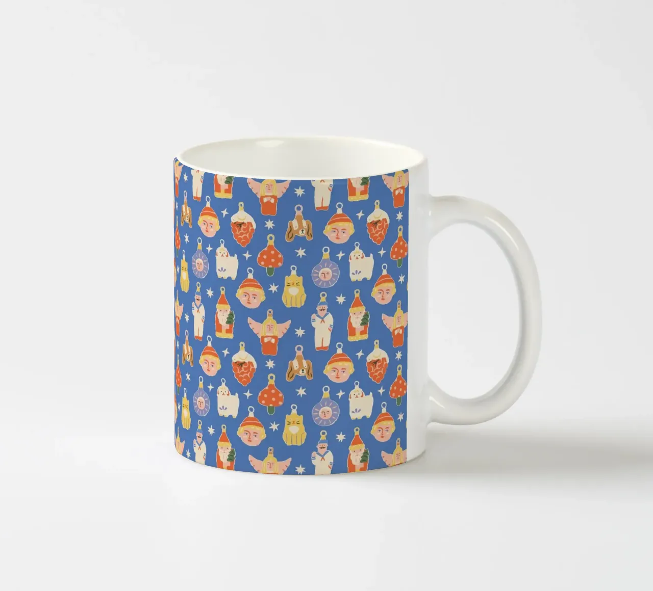 Christmas Pattern No 47 tazza in ceramica da treechild