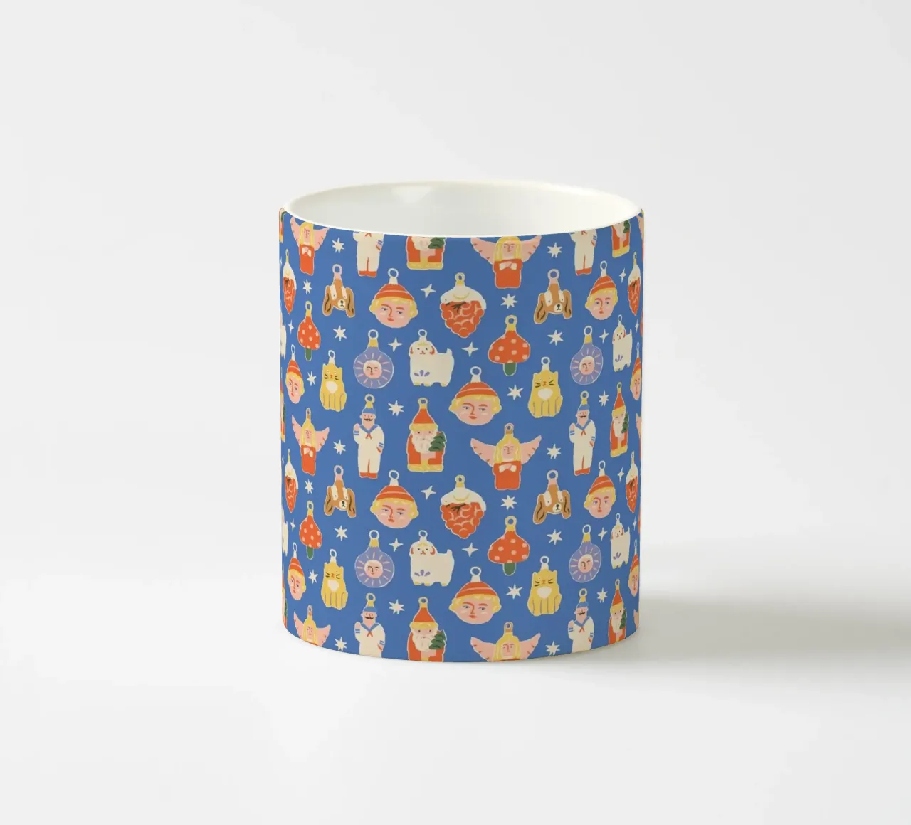 Christmas Pattern No 47 tazza in ceramica da treechild