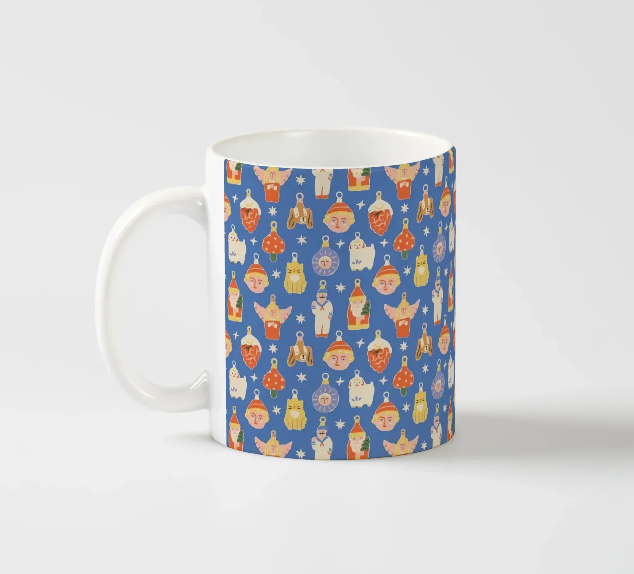 Christmas Pattern No 47 tazza in ceramica da treechild