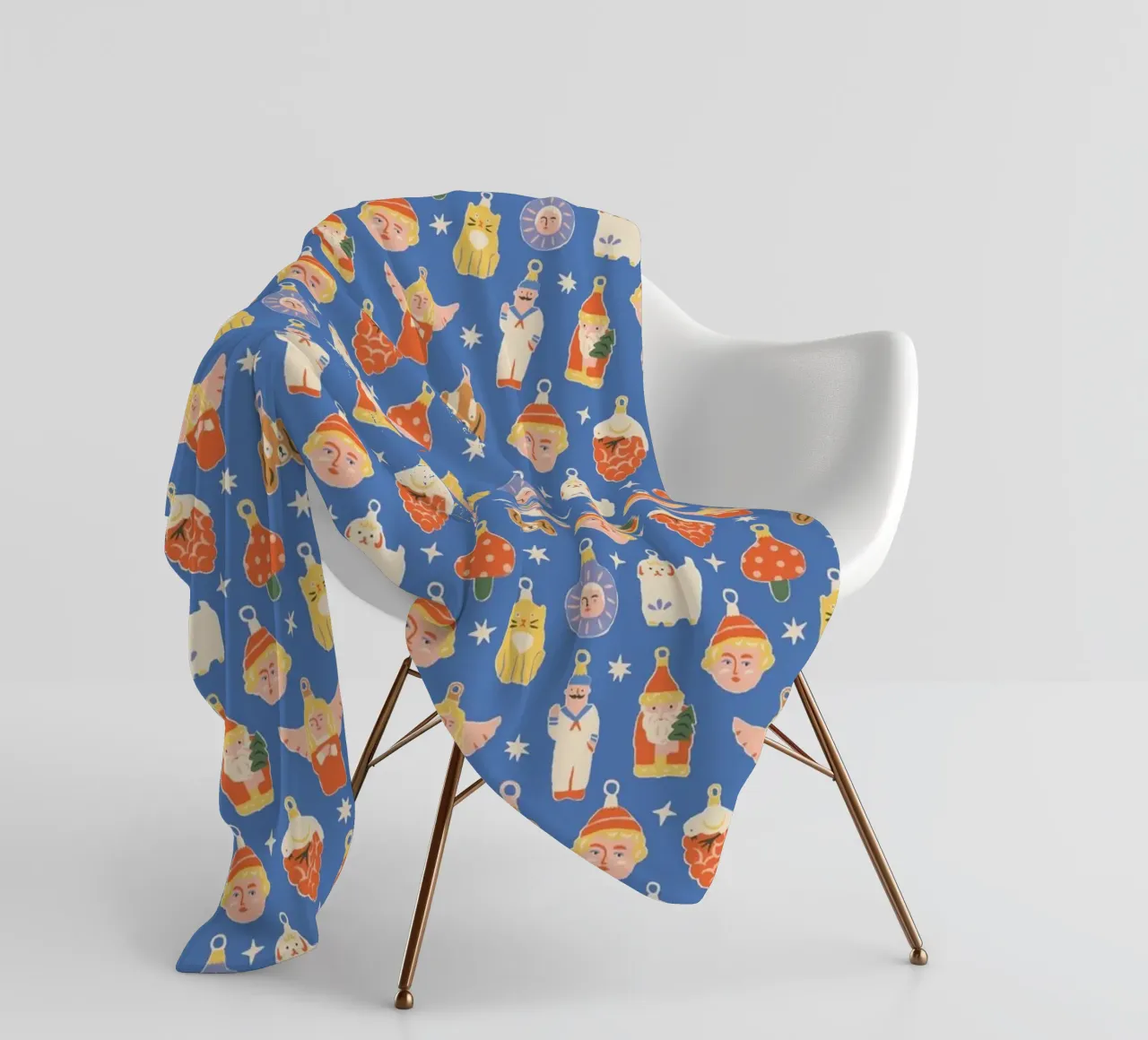 Christmas Pattern No 47 coperta in pile da treechild