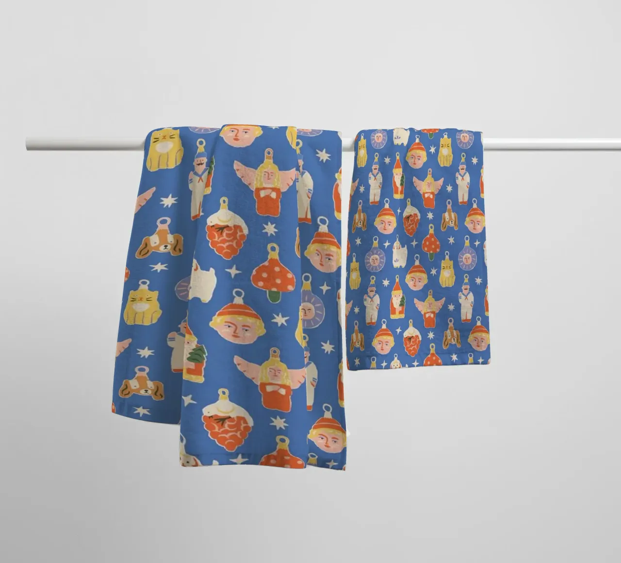 Christmas Pattern No 47 asciugamano da bagno da treechild