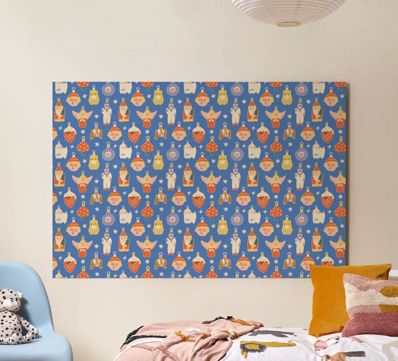 Christmas Pattern No 47 alluminio dibond da treechild