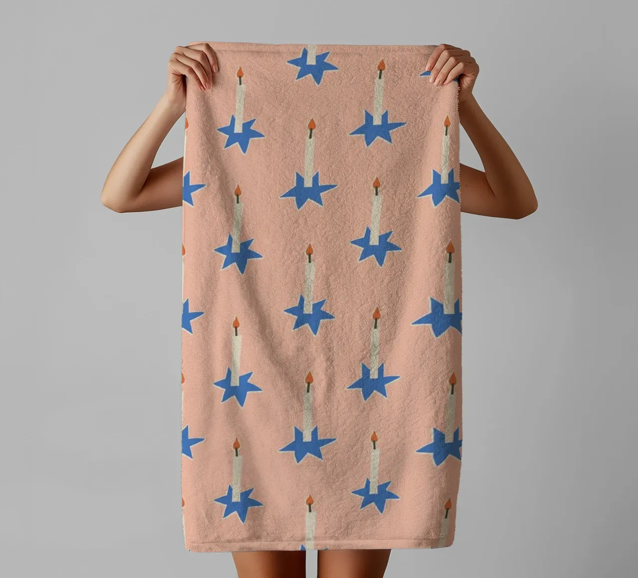 Christmas Pattern No 49 asciugamano da bagno da treechild