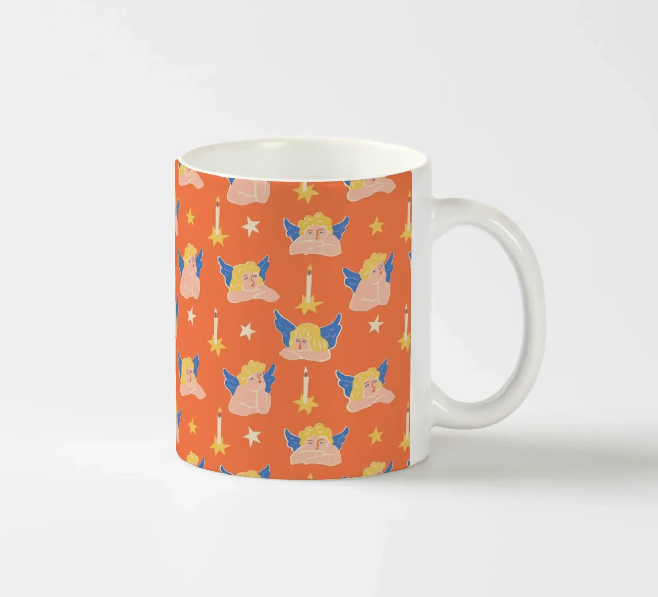 Christmas Pattern No 50 tazza in ceramica da treechild