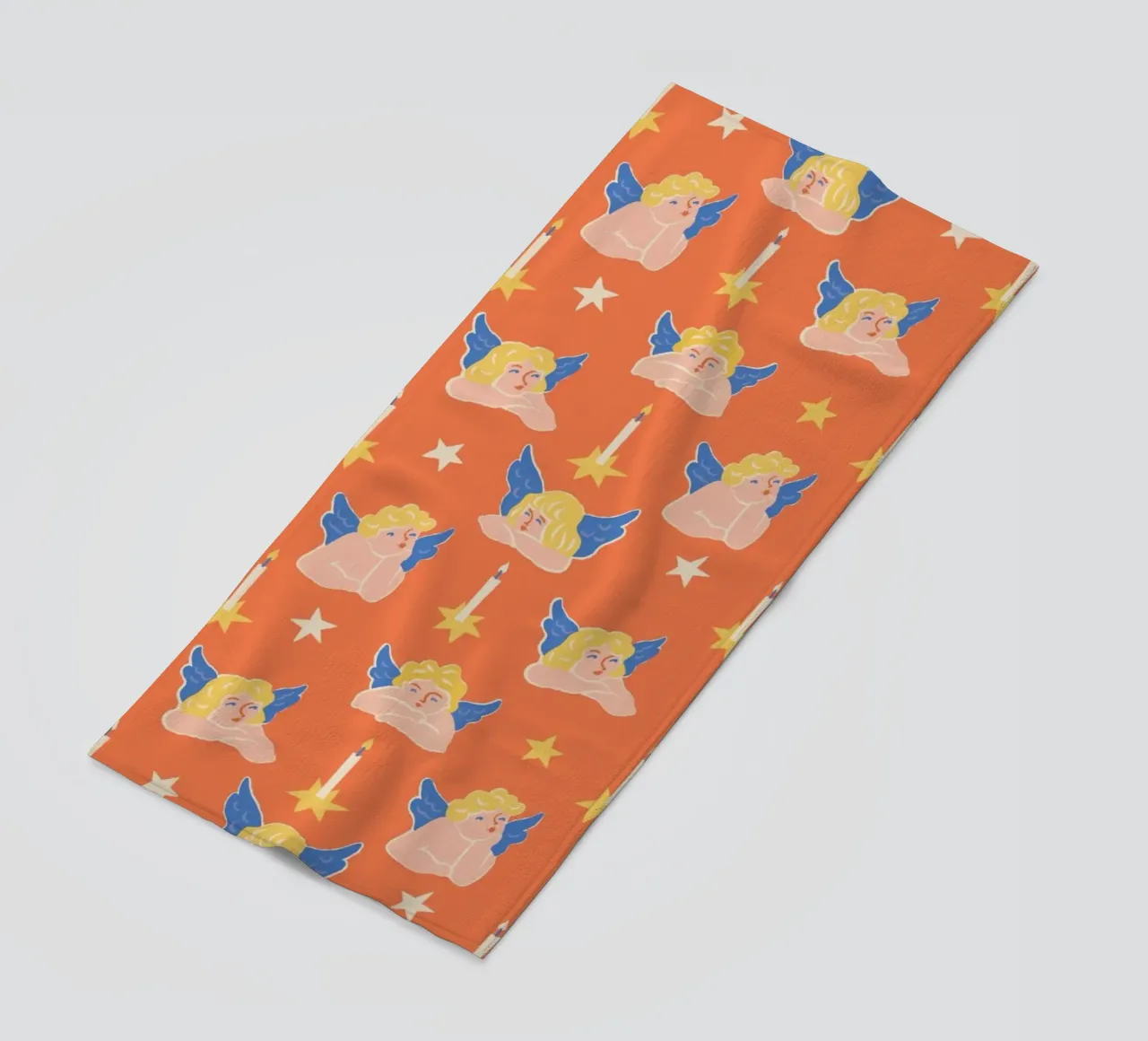 Christmas Pattern No 50 telo mare da treechild