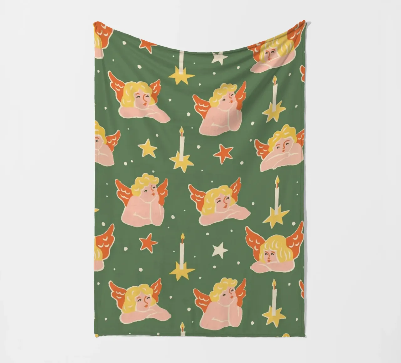 Christmas Pattern No 51 coperta in pile da treechild