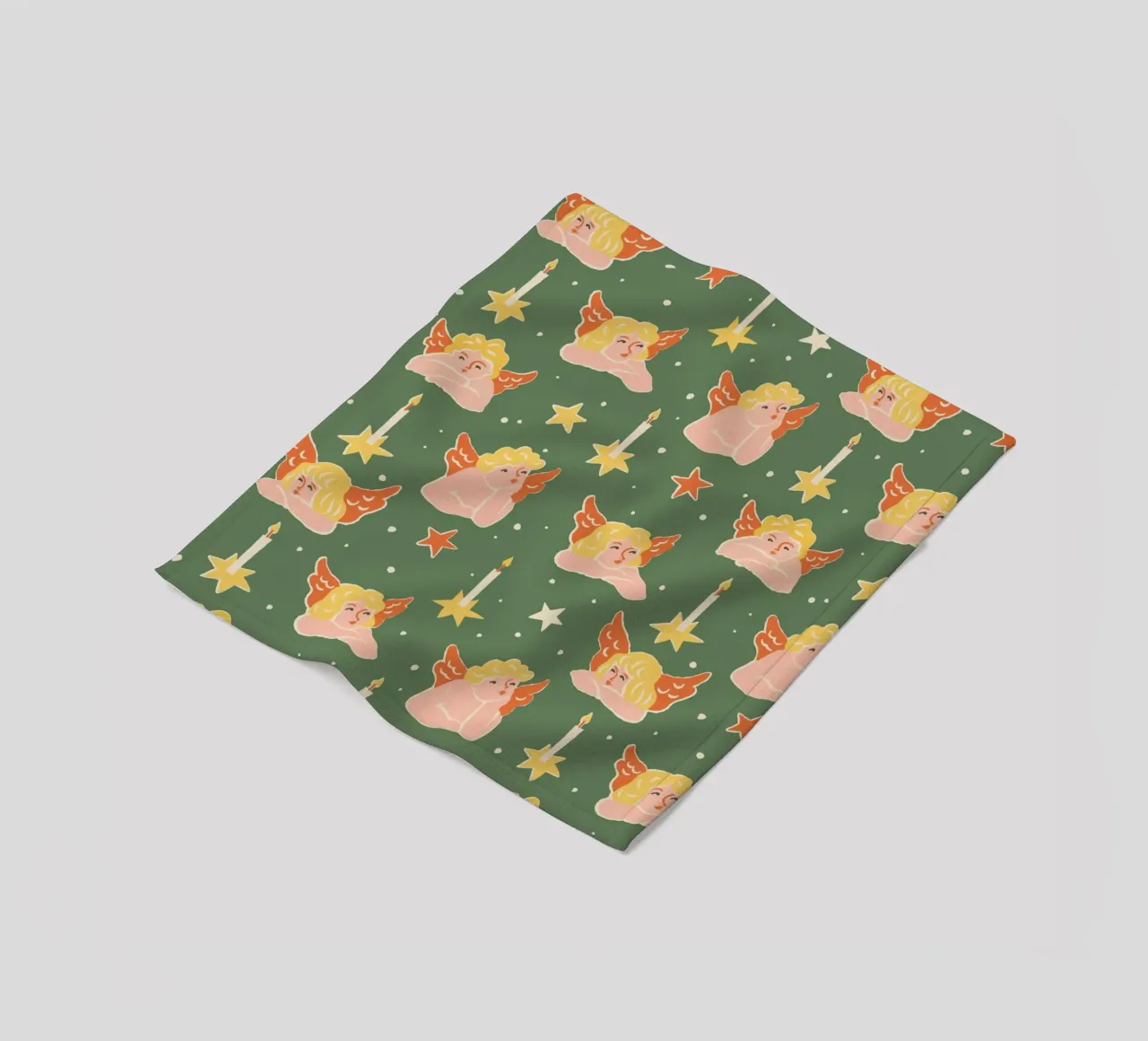 Christmas Pattern No 51 coperta in pile da treechild
