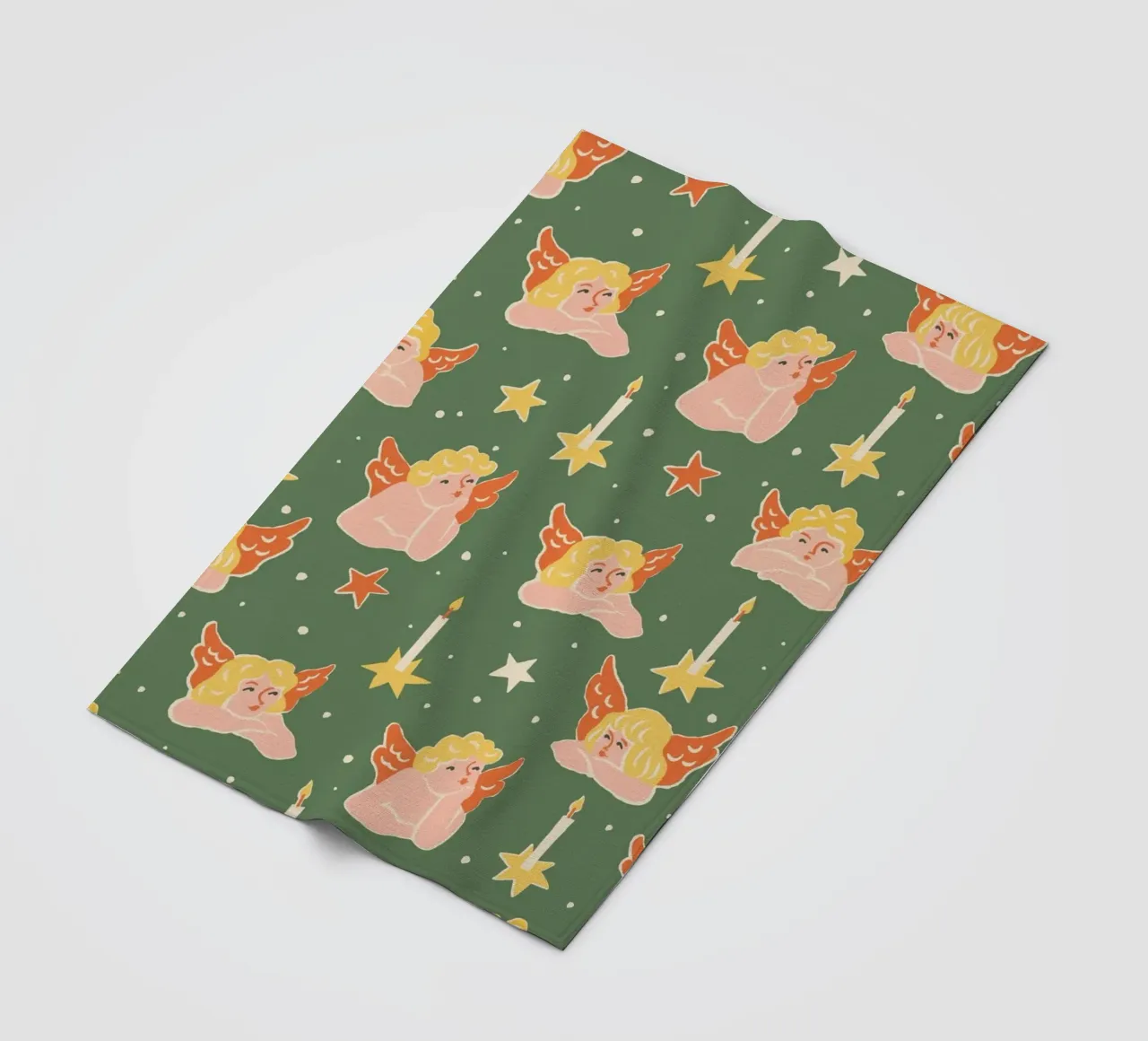 Christmas Pattern No 51 coperta in pile da treechild