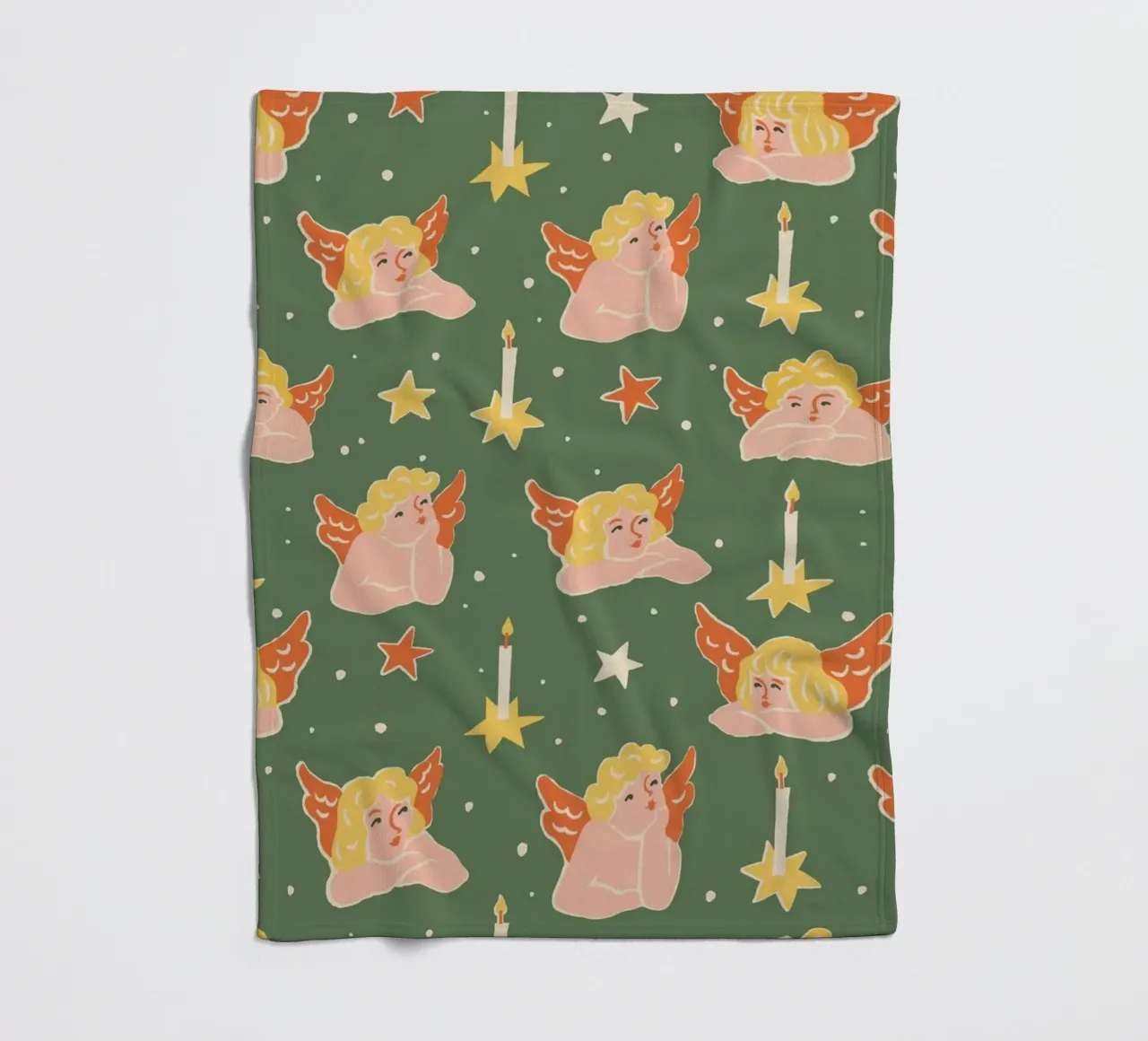 Christmas Pattern No 51 coperta in pile da treechild