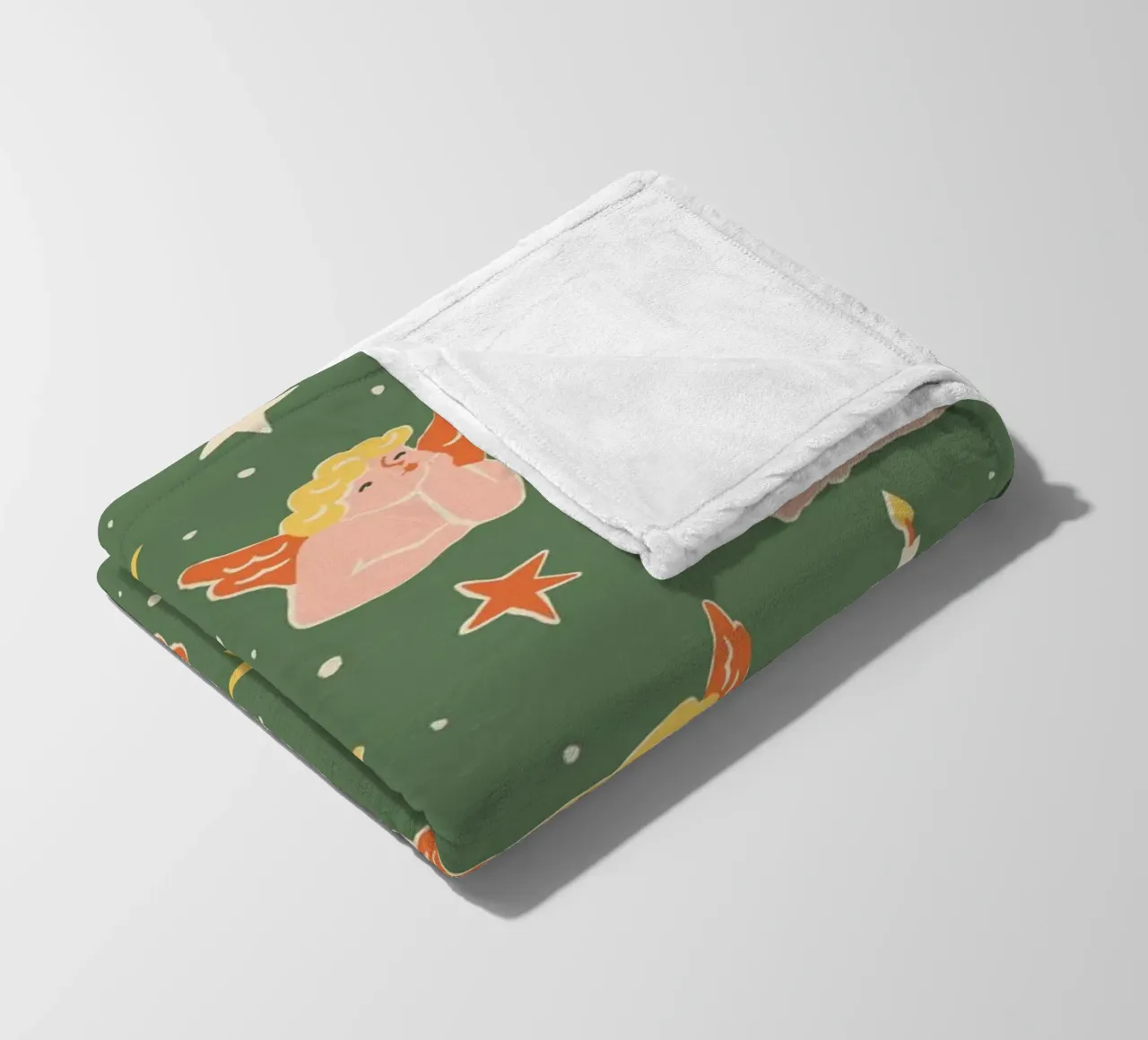 Christmas Pattern No 51 coperta in pile da treechild