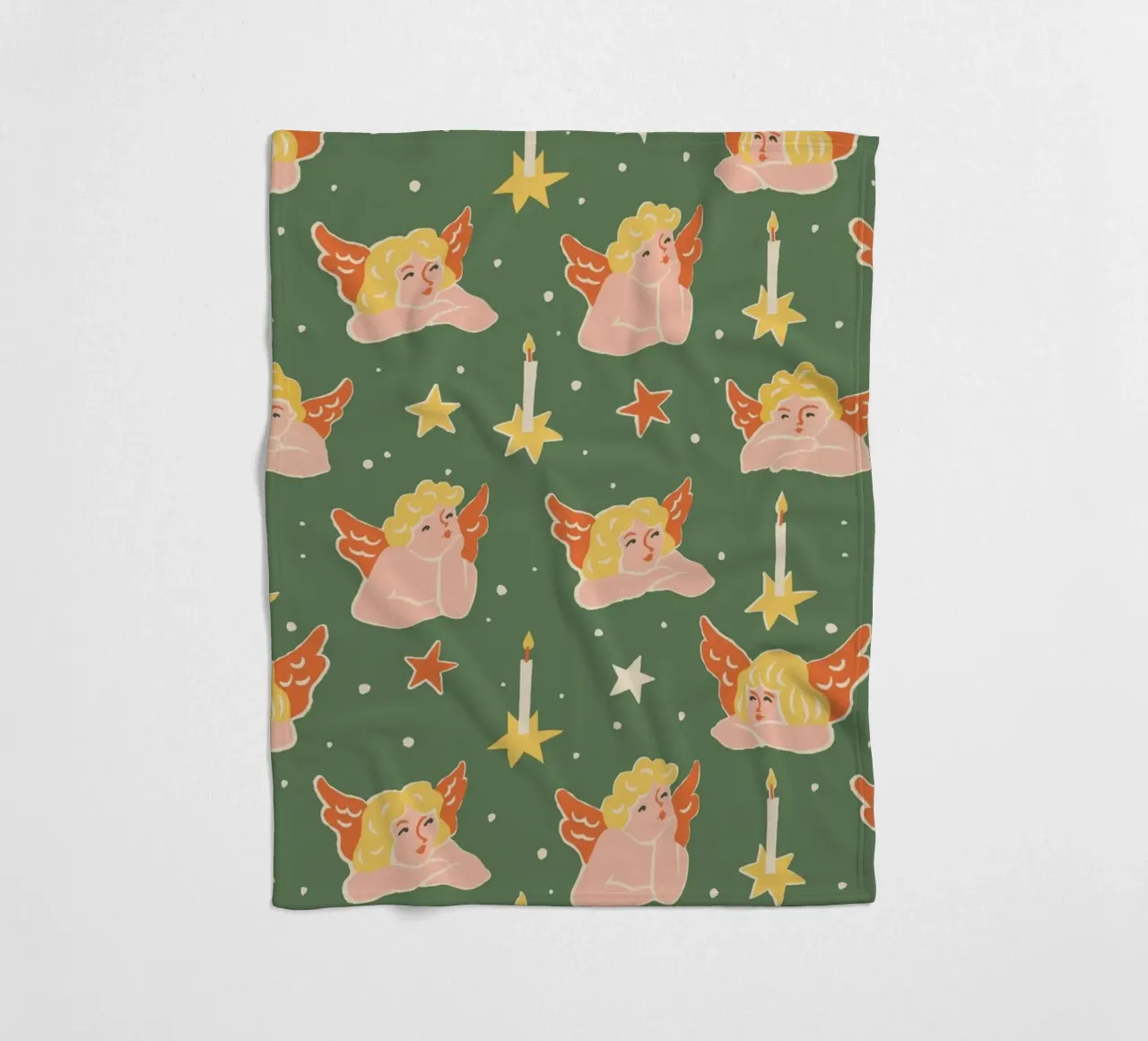 Christmas Pattern No 51 coperta in pile da treechild