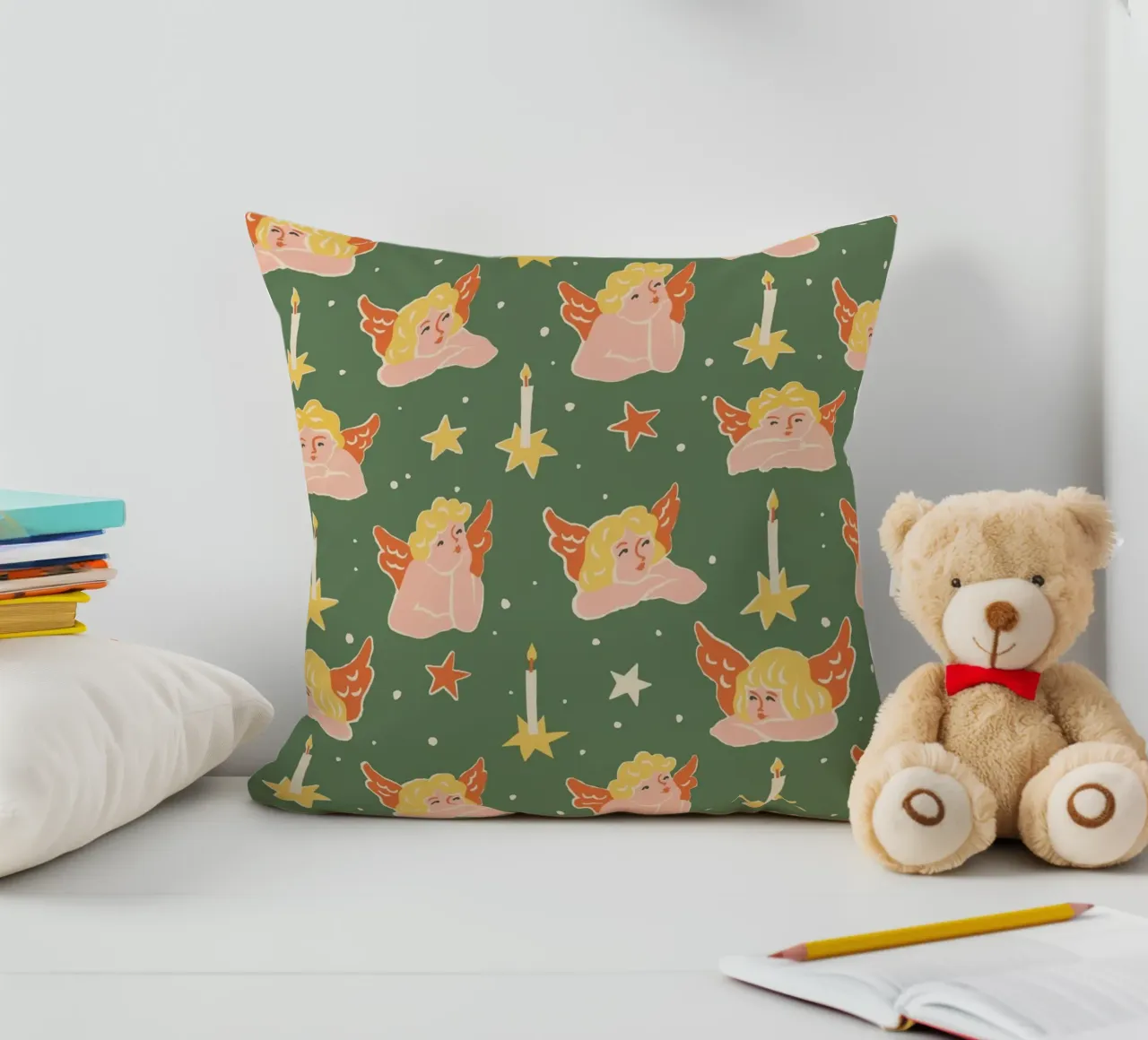 Christmas Pattern No 51 cuscino da treechild