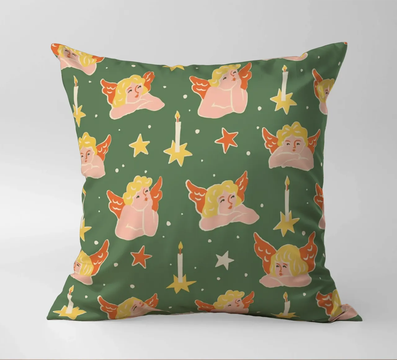 Christmas Pattern No 51 cuscino da treechild