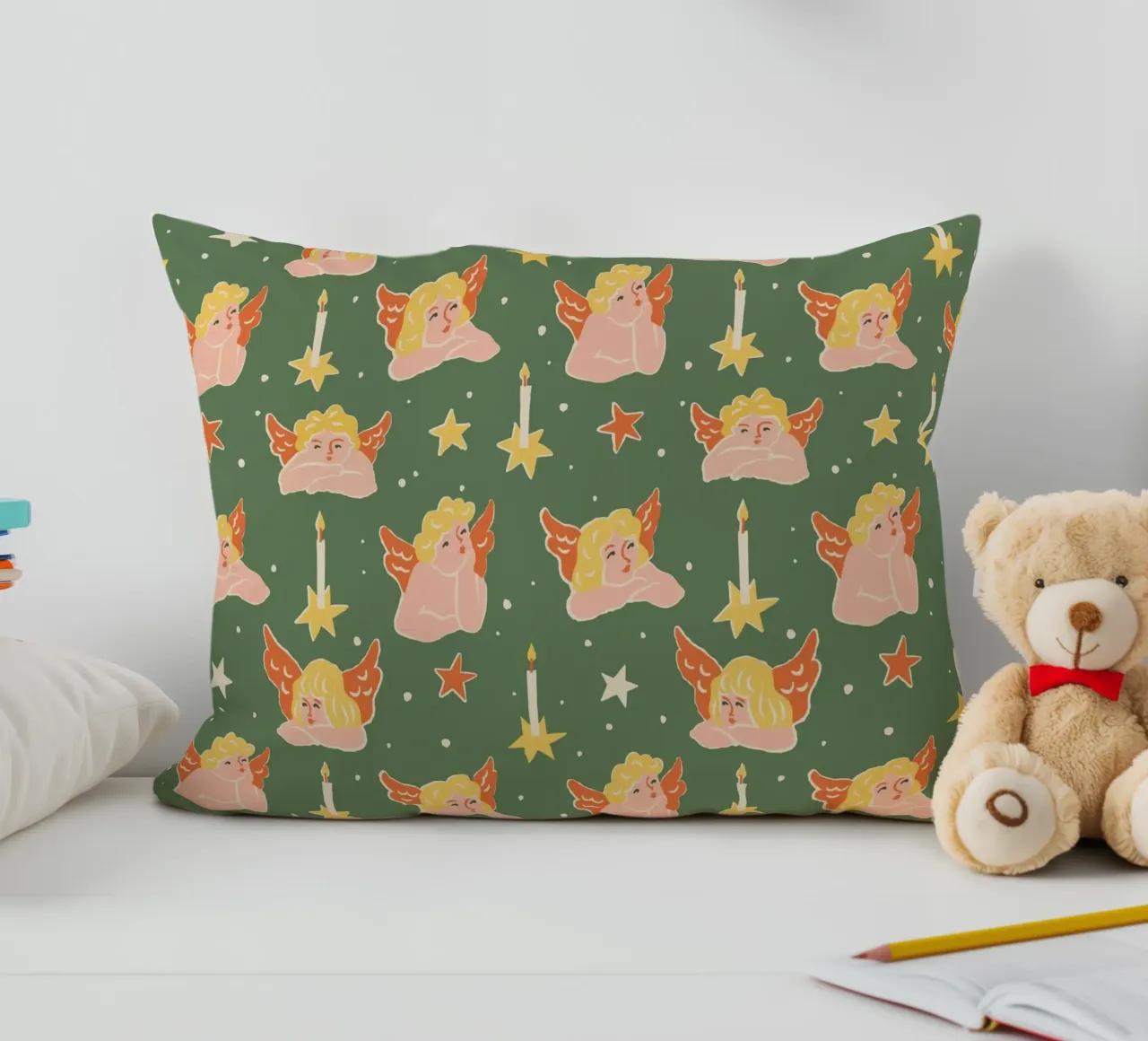 Christmas Pattern No 51 cuscino da treechild