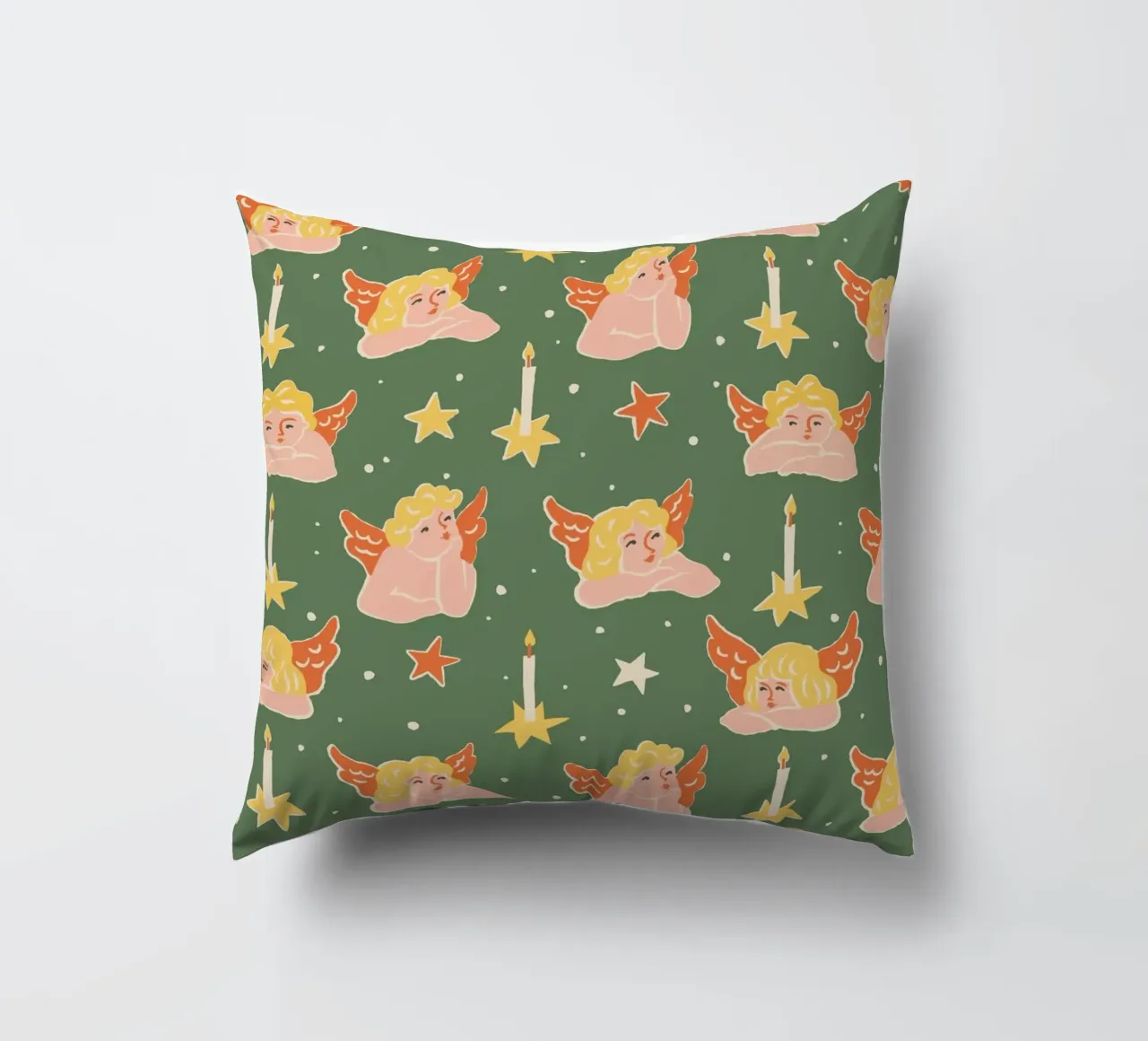 Christmas Pattern No 51 cuscino da treechild