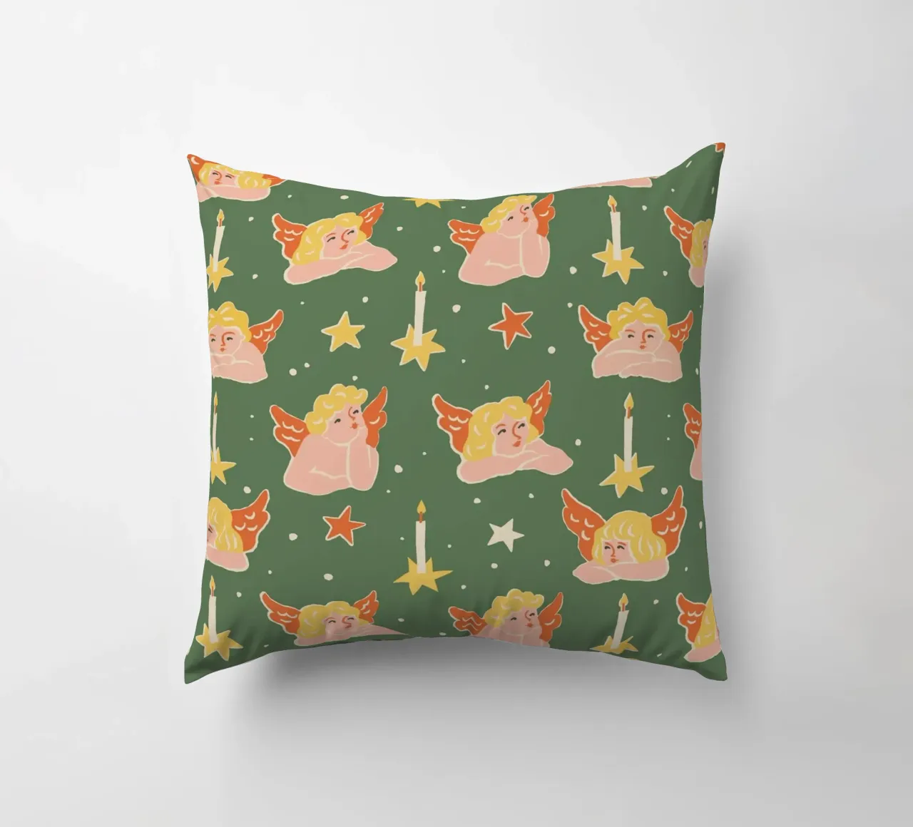 Christmas Pattern No 51 cuscino da treechild