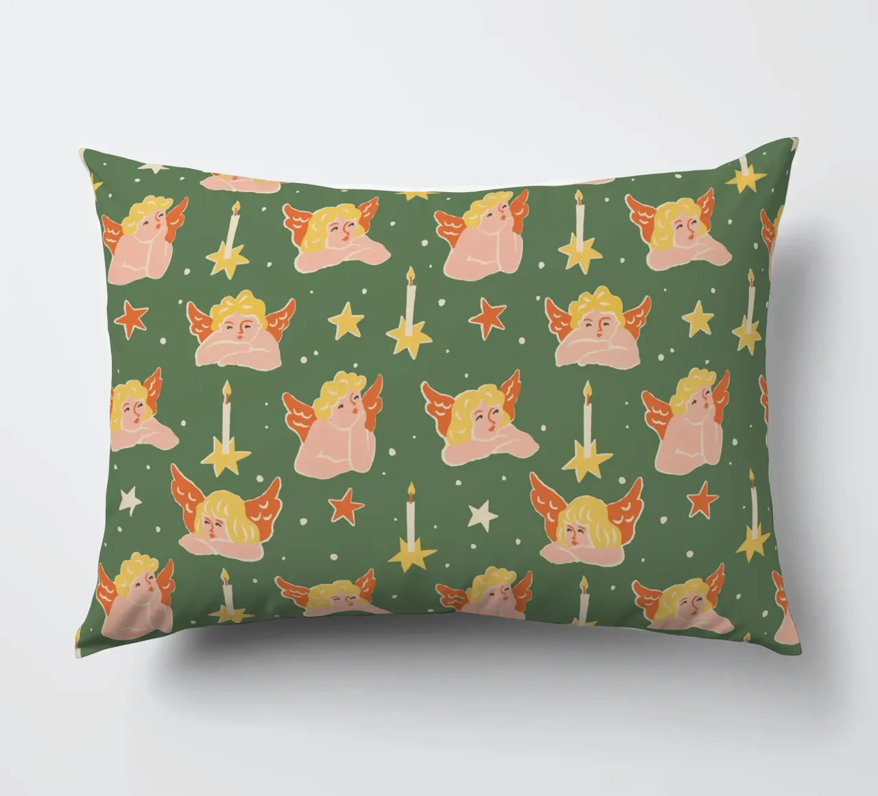 Christmas Pattern No 51 cuscino da treechild