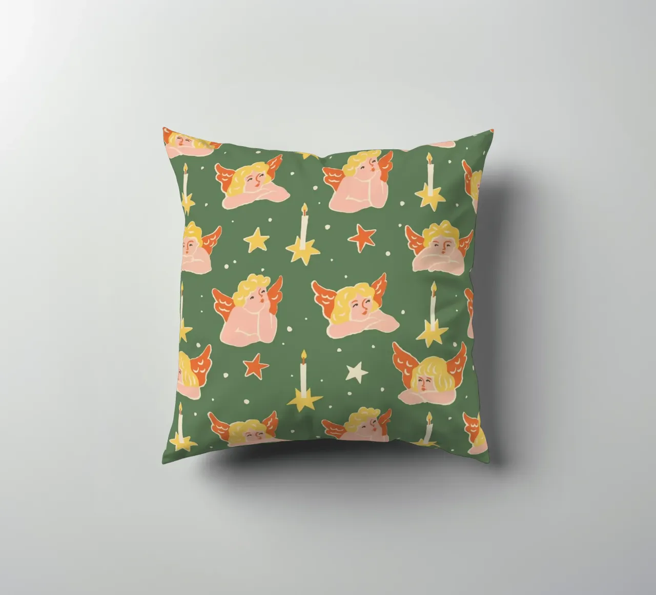 Christmas Pattern No 51 cuscino da treechild