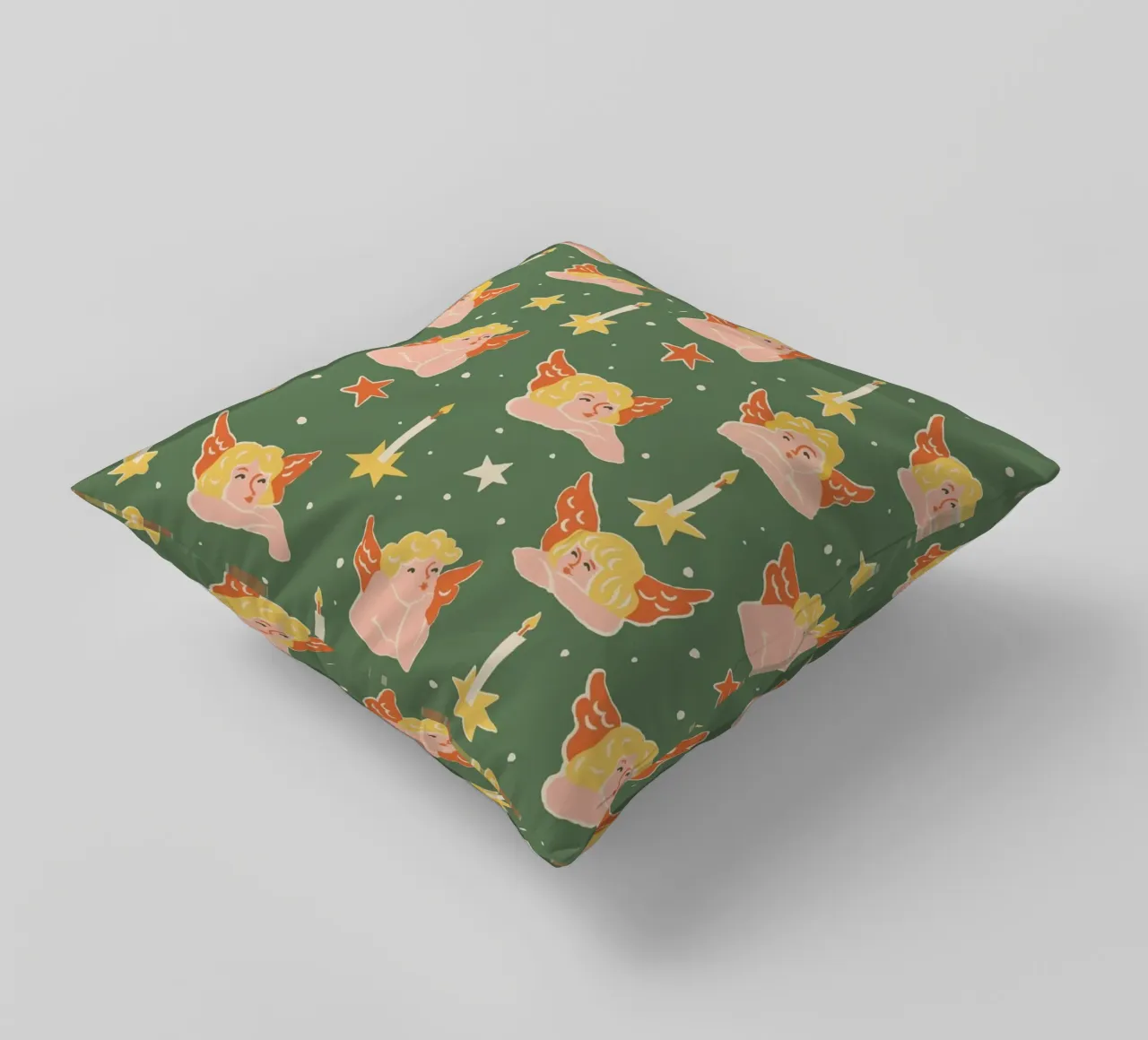 Christmas Pattern No 51 cuscino da treechild