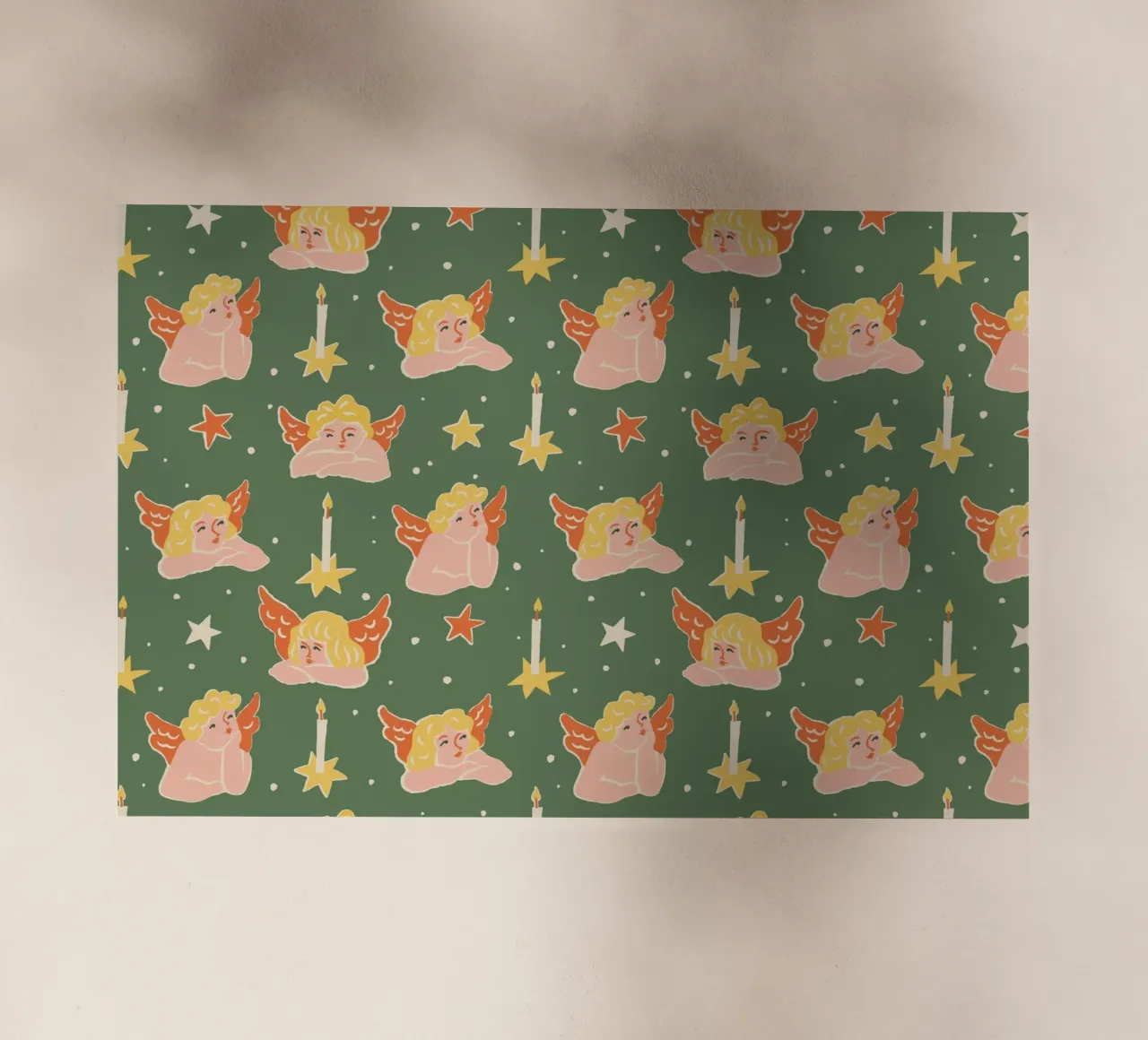 Christmas Pattern No 51 pellicola backlit da treechild