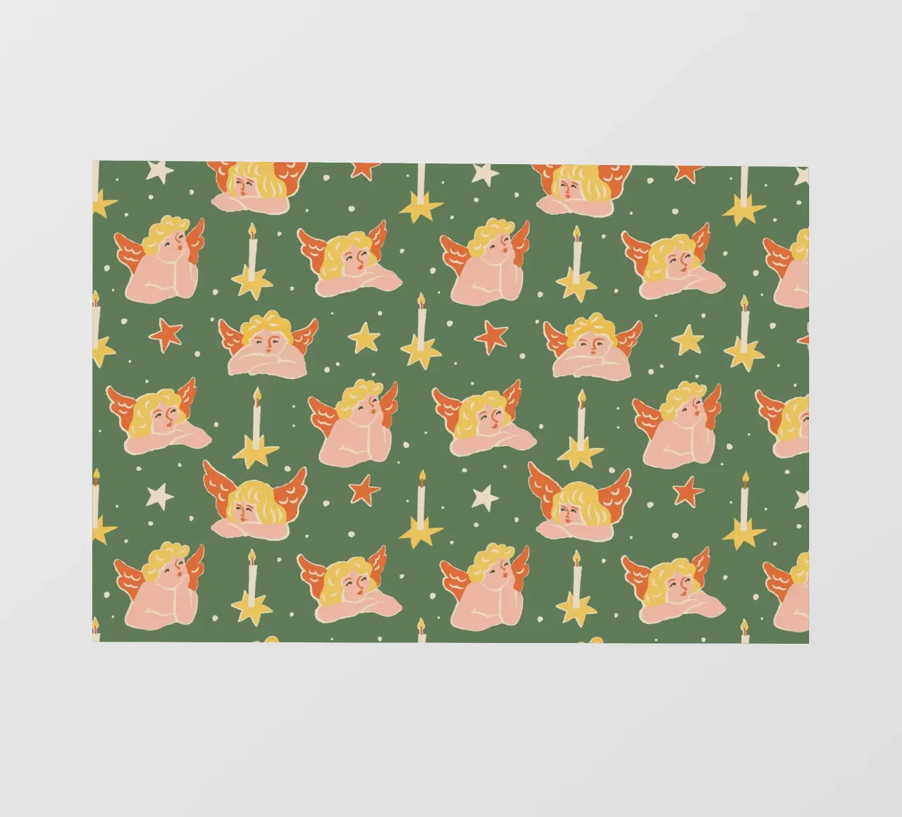 Christmas Pattern No 51 pellicola backlit da treechild