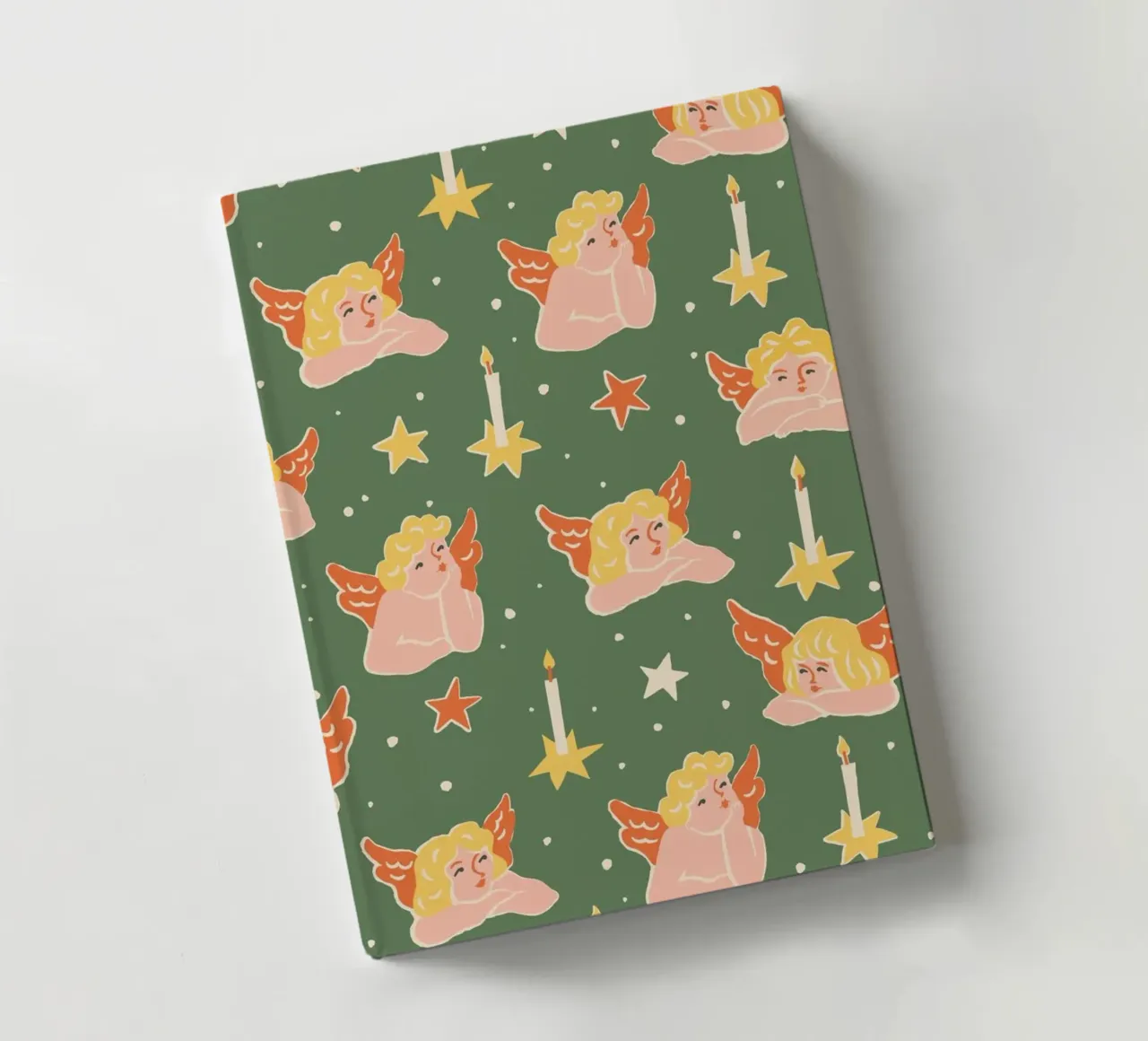 Christmas Pattern No 51 notebook by treechild