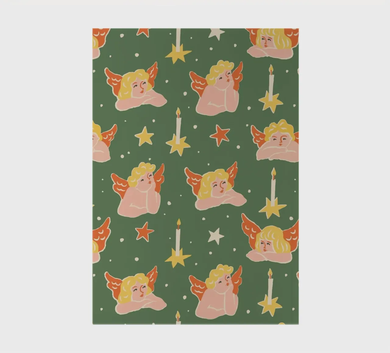Christmas Pattern No 51 notebook by treechild