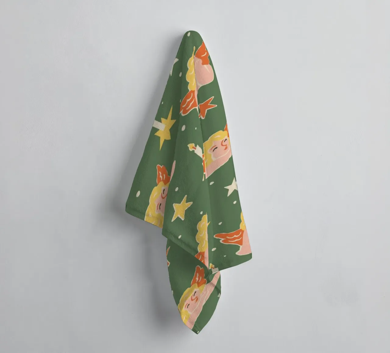 Christmas Pattern No 51 asciugamano da bagno da treechild