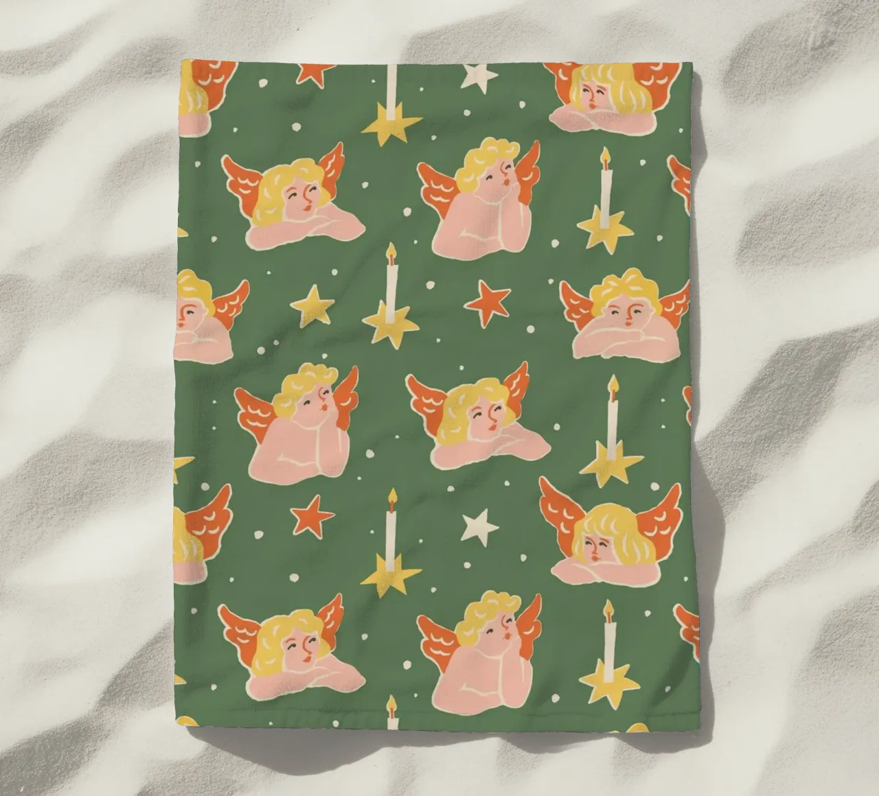 Christmas Pattern No 51 telo mare da treechild