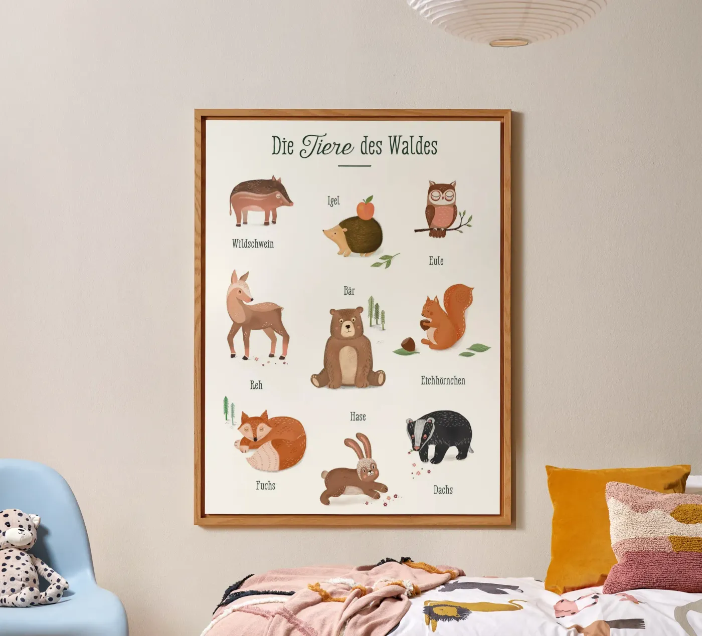 Forest animals forex plate by mymia