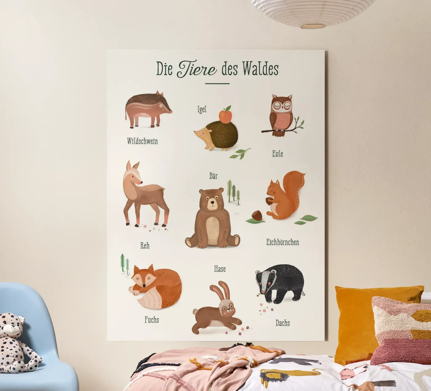 Forest animals forex plate by mymia