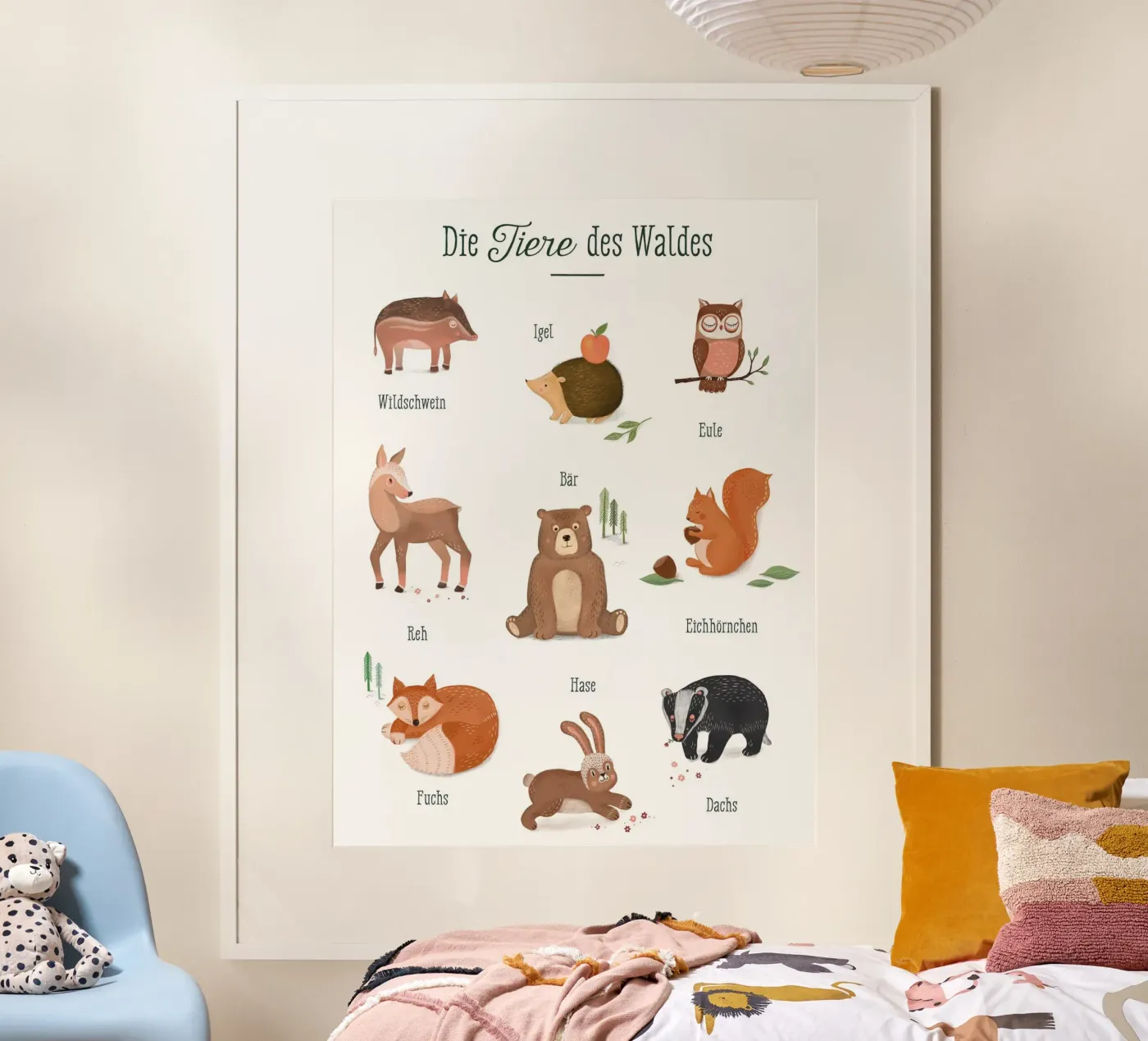 Forest animals poster by mymia