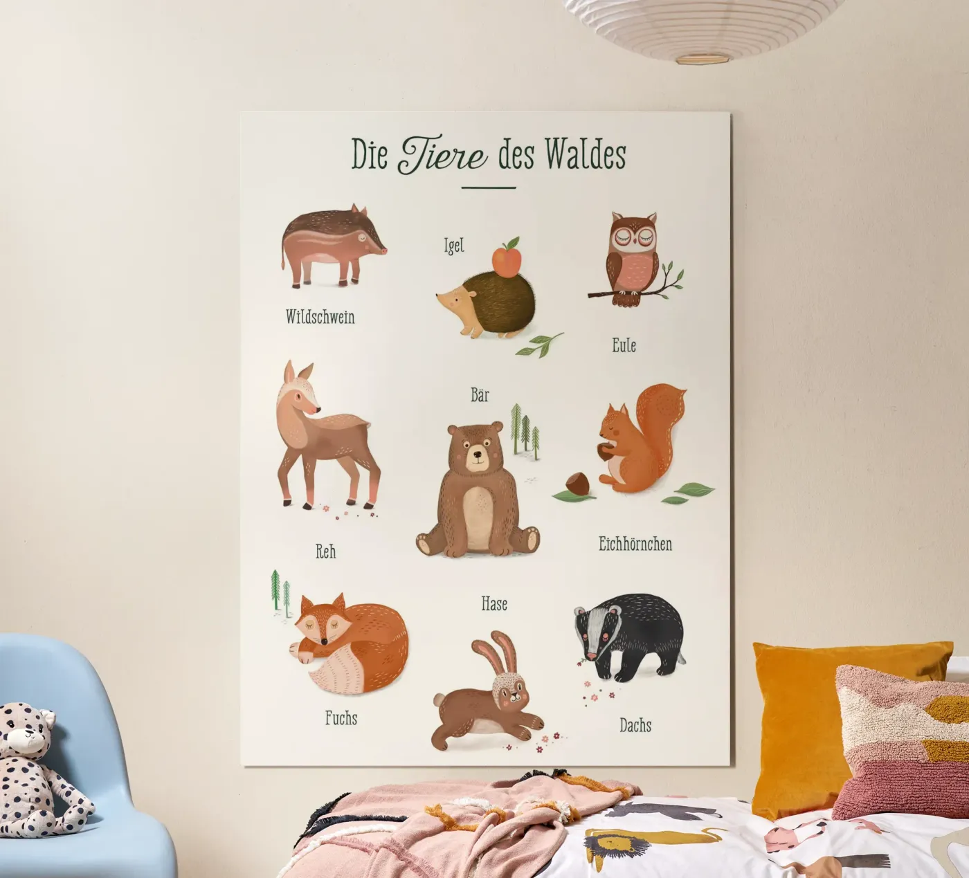 Forest animals poster by mymia